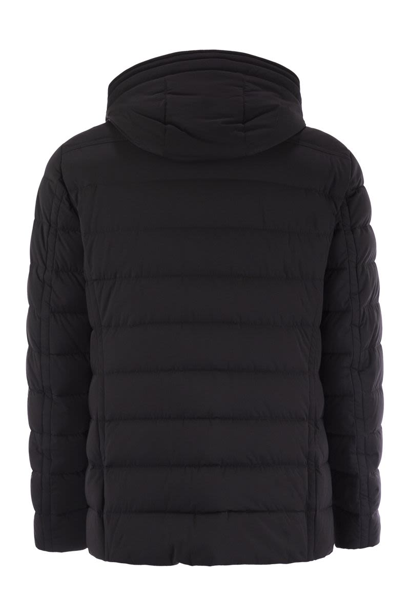 MOORER Hooded Down Jacket - Classic Fit