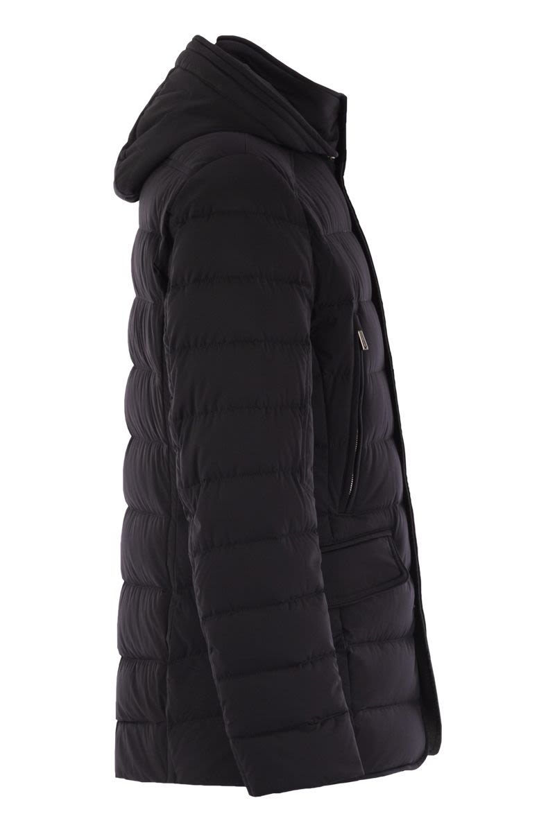 MOORER Hooded Down Jacket - Classic Fit