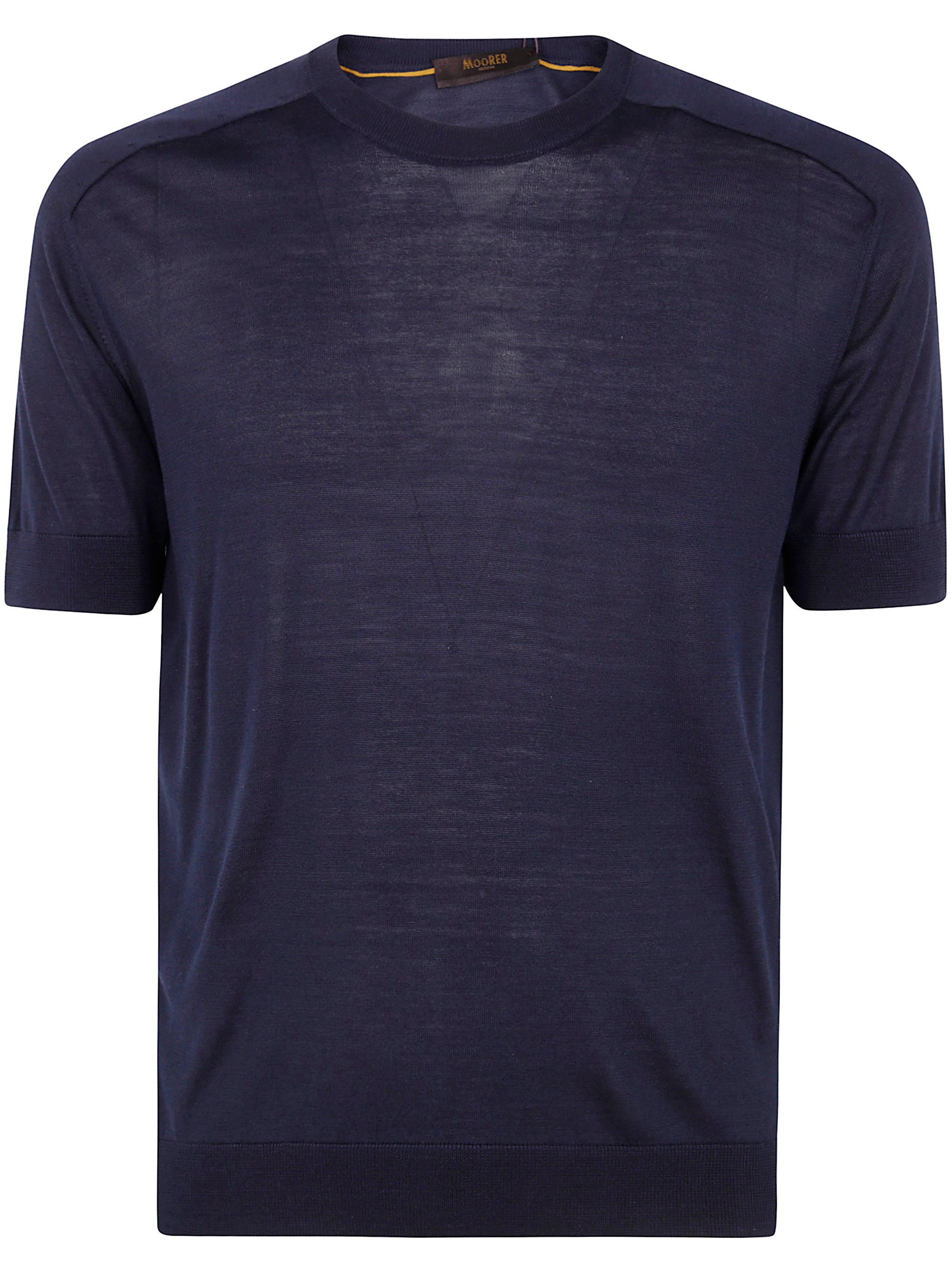 MOORER Men's Short Sleeves Knit Sweater