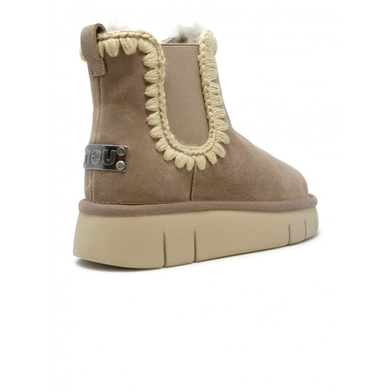 MOU Bounce Chelsea Boots - Suede Elegance