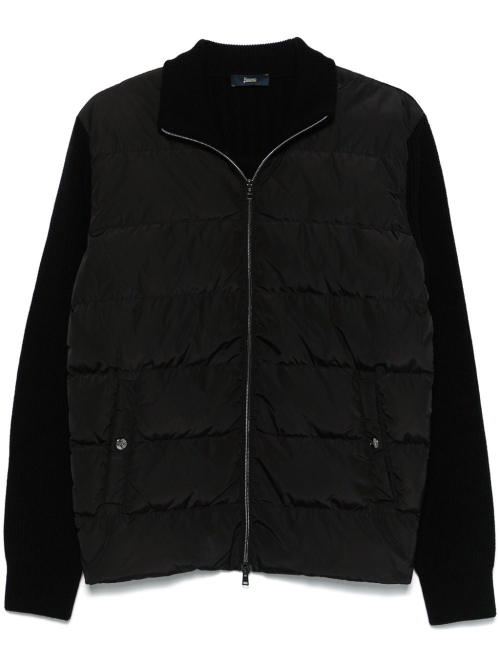 HERNO Men's Quilted Panelled Jacket