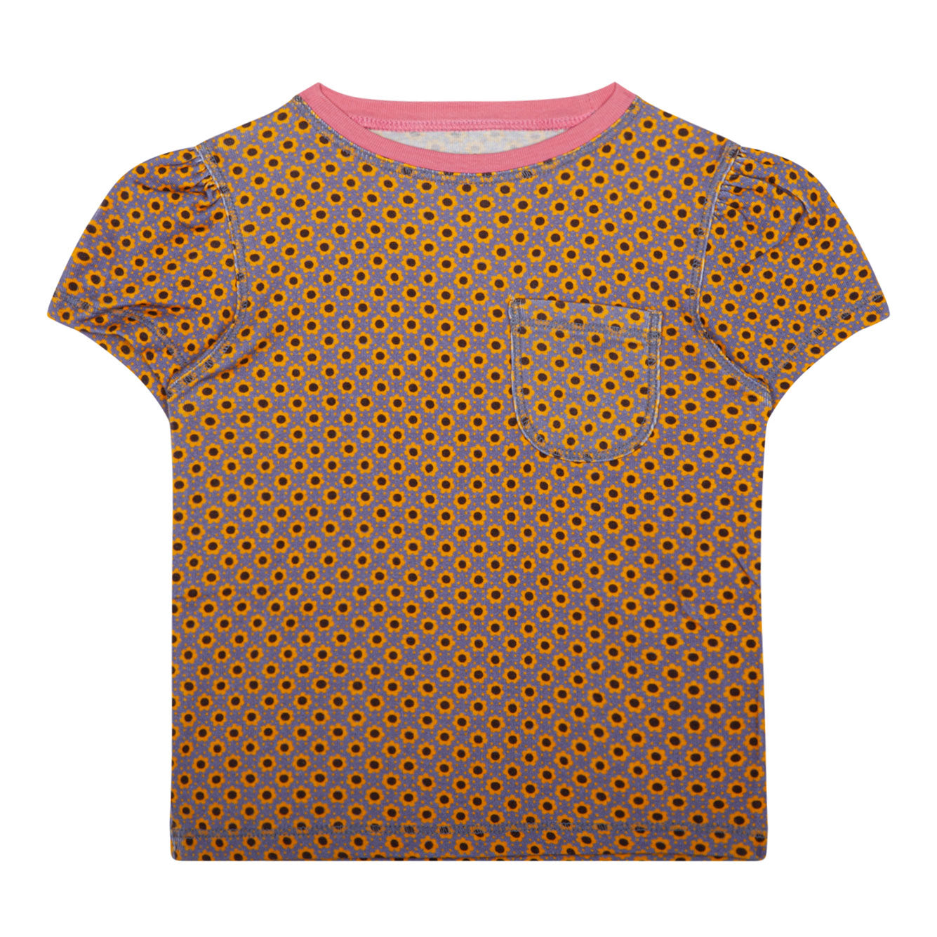 MISHA & PUFF Mini Flower Dot Cotton Top for Girls