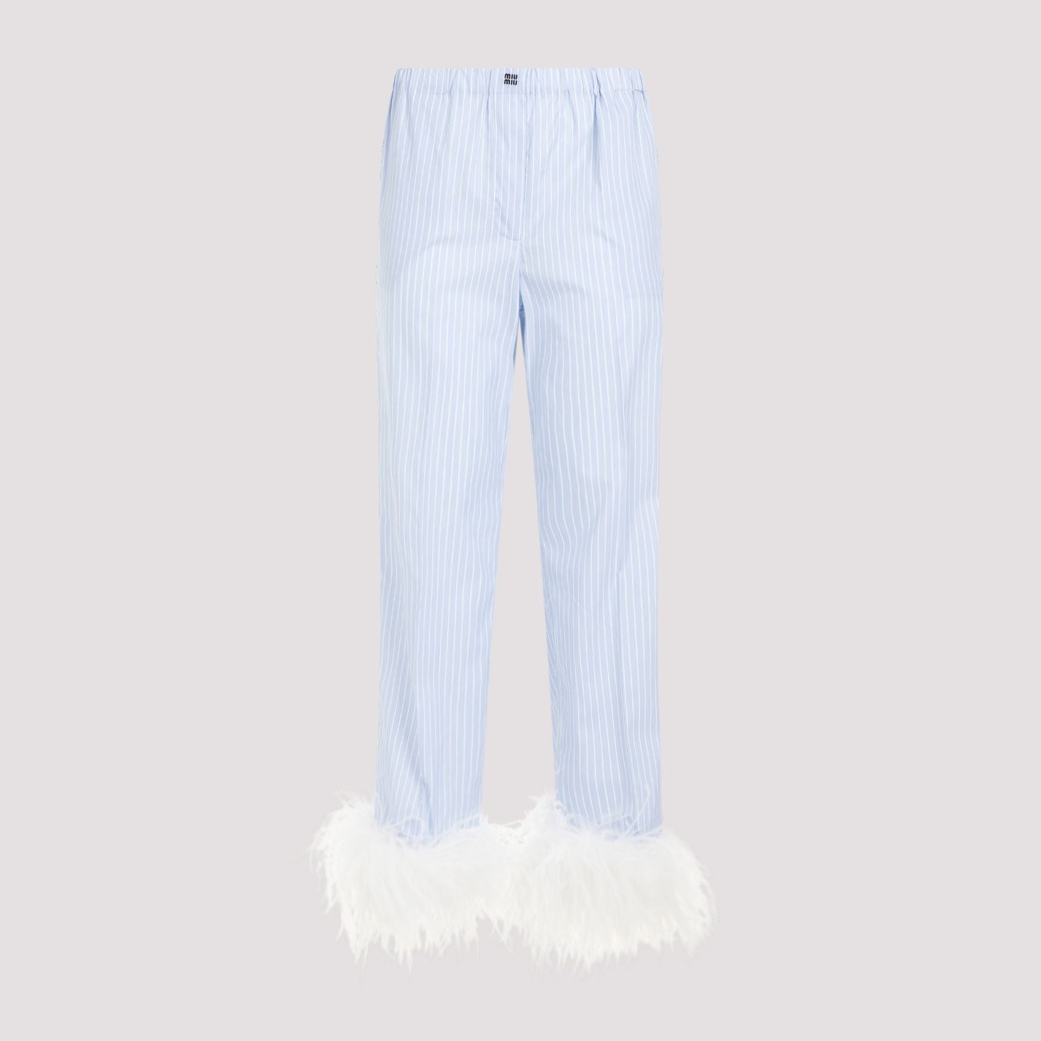 MIU MIU Cotton Pants for Women - SS24 Collection