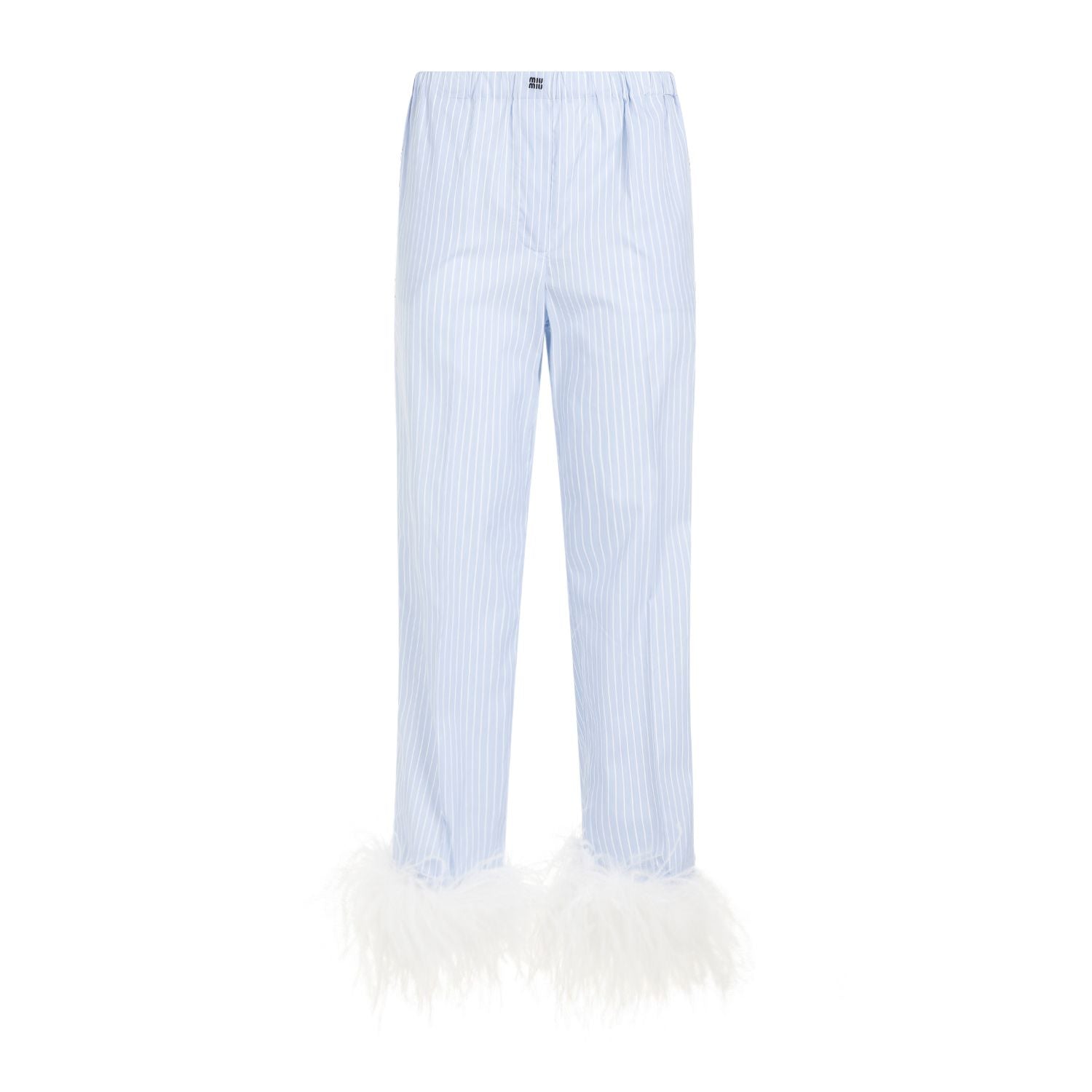 MIU MIU Cotton Pants for Women - SS24 Collection