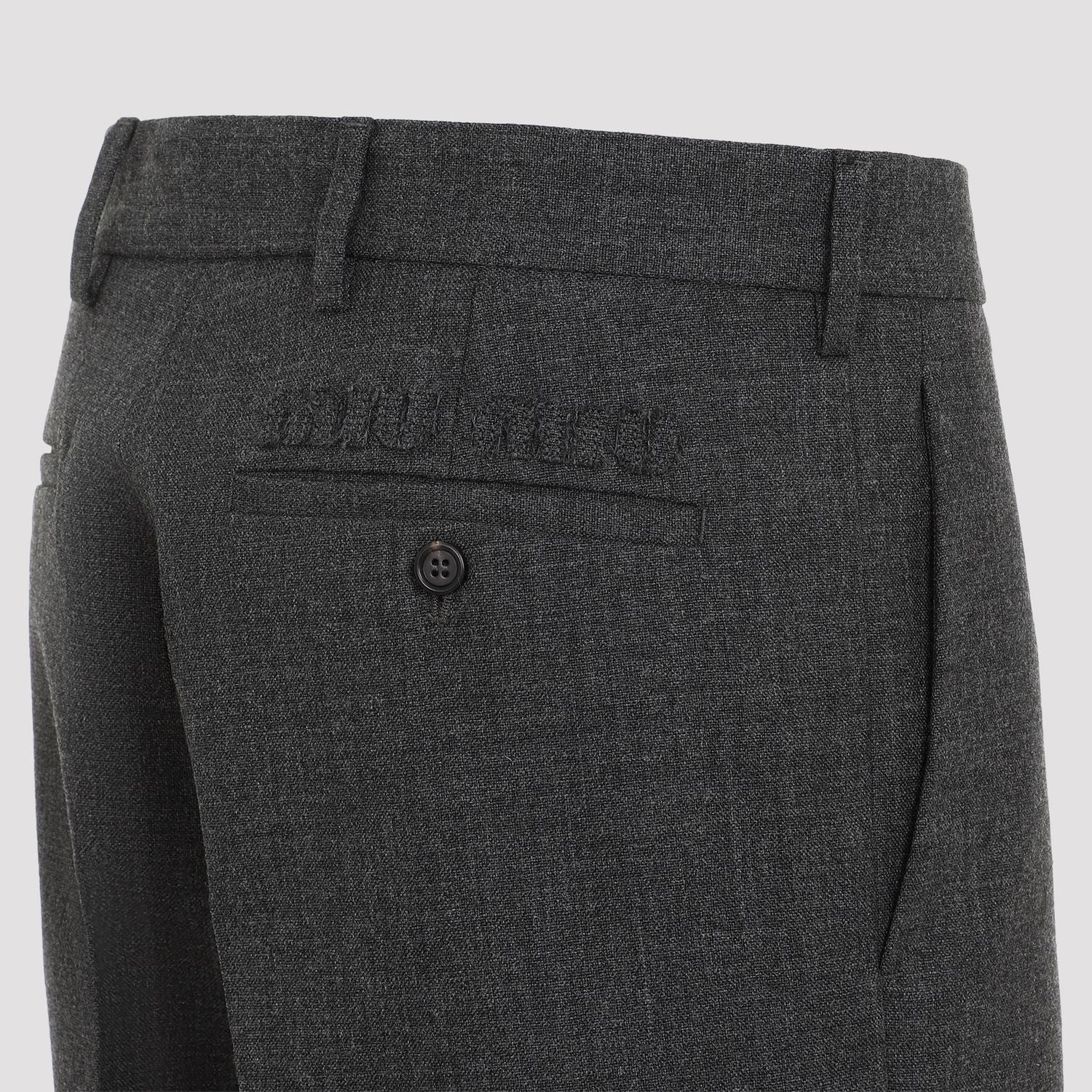 MIU MIU Luxurious Wool Pants for Women - Perfect for Fall/Winter 2024