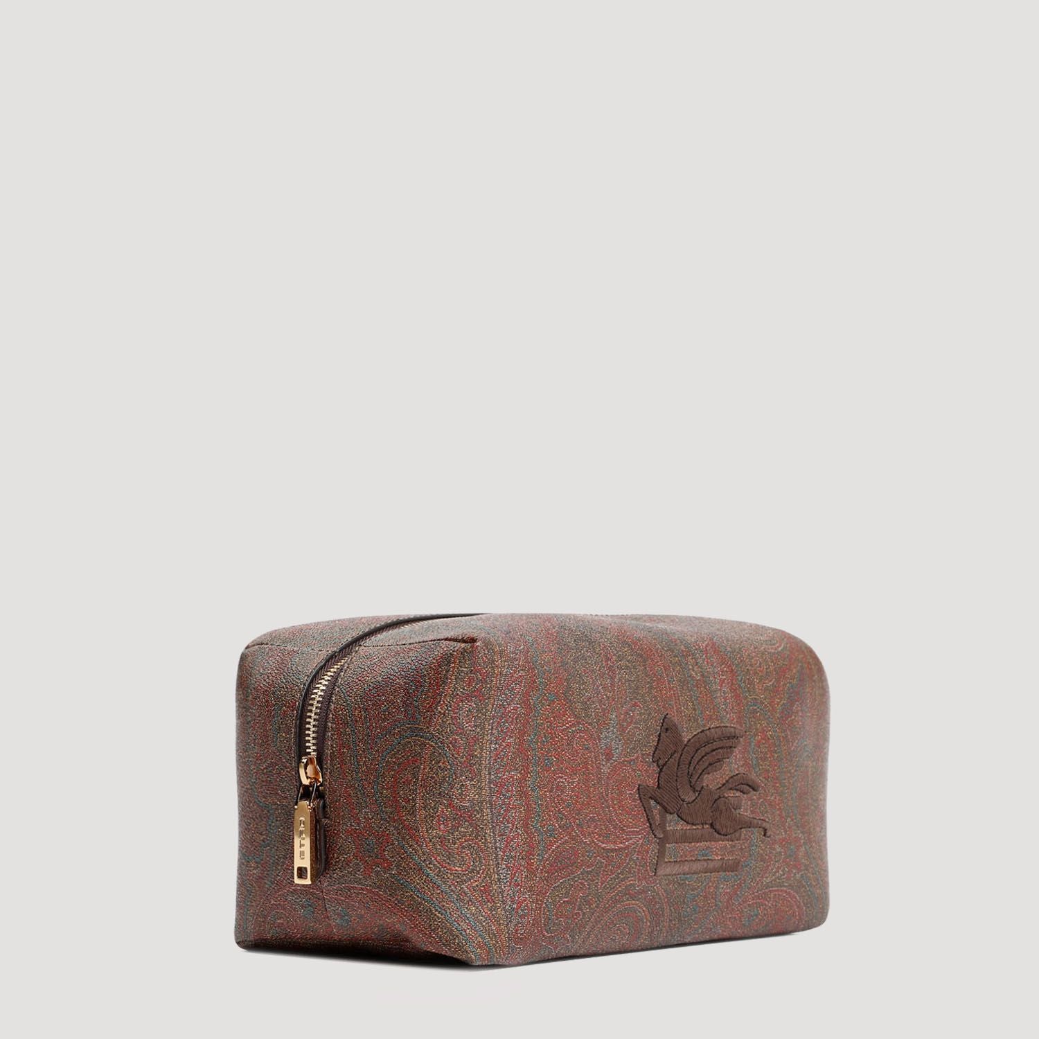 ETRO Mini Embroidered Paisley Print Wash Handbag