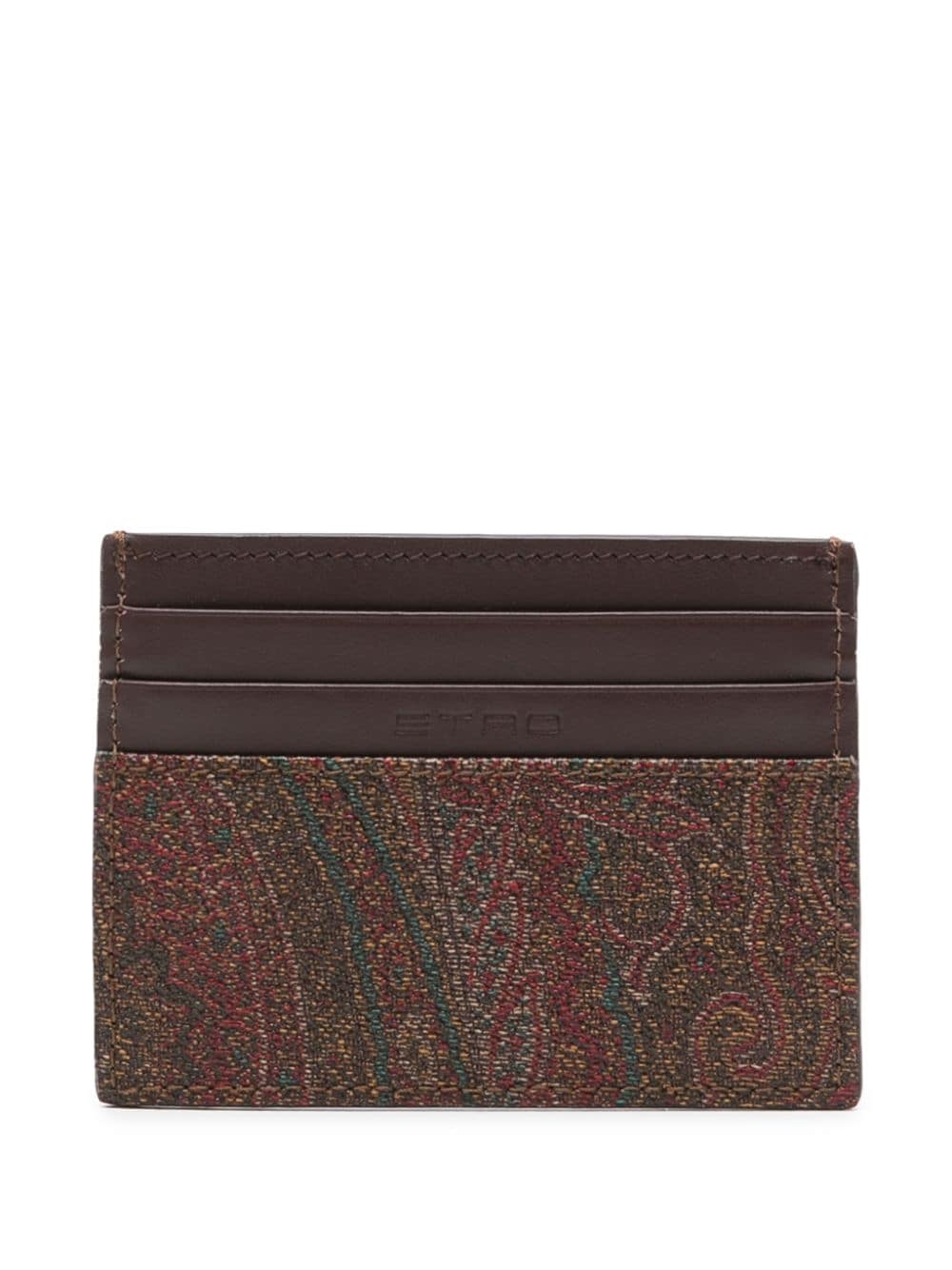ETRO Paisley Print Card Holder