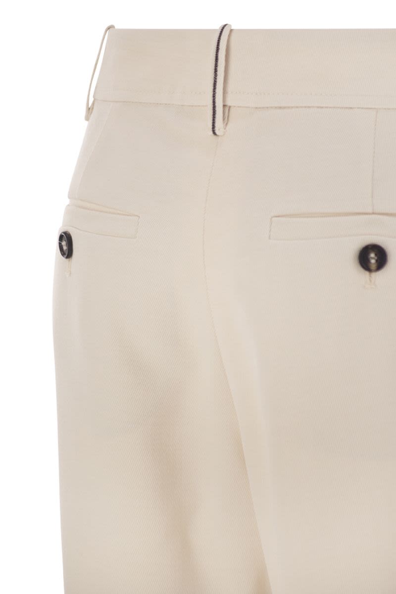 BRUNELLO CUCINELLI Stretch Viscose-Wool Twill Equestrian Trousers