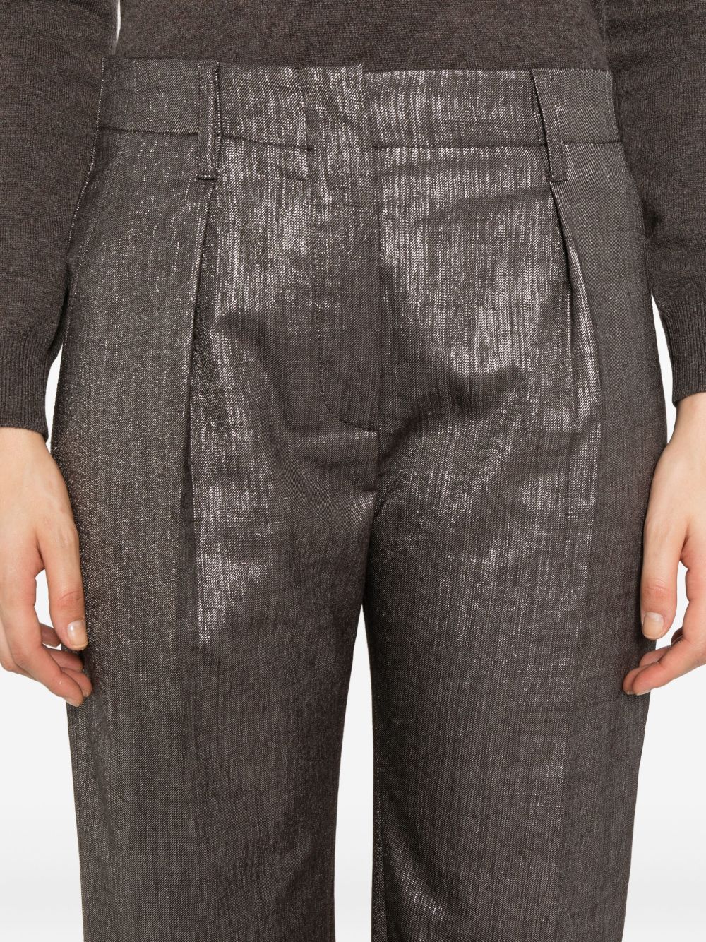BRUNELLO CUCINELLI Chic Tailored Trousers for Women - FW25 Collection