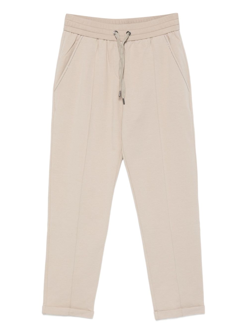 BRUNELLO CUCINELLI Cotton Sweatpants with Drawstring and Cuffed Hems