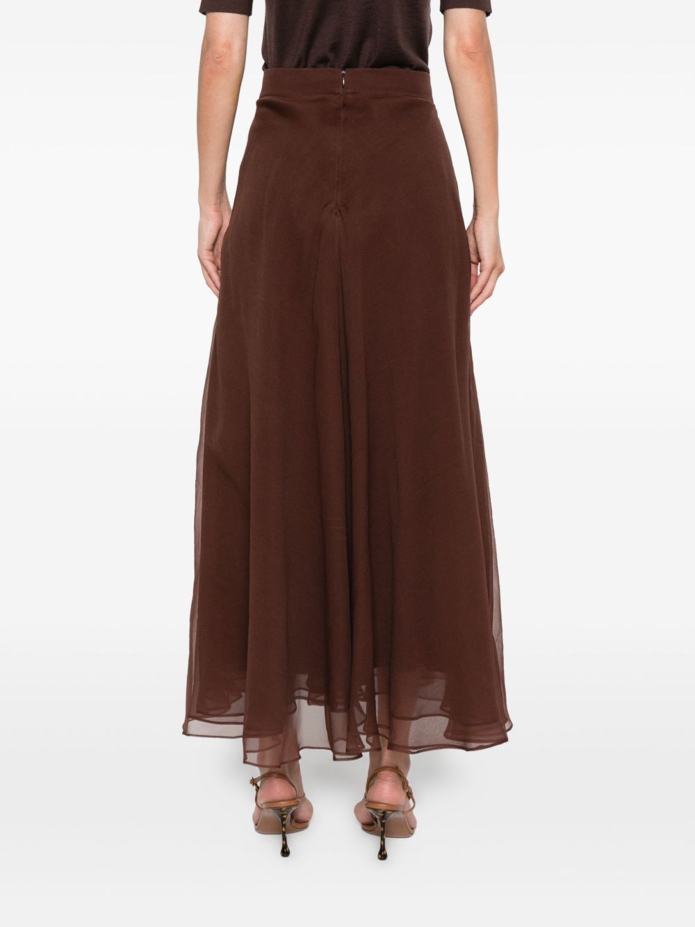 BRUNELLO CUCINELLI Silk Maxi Skirt for Women
