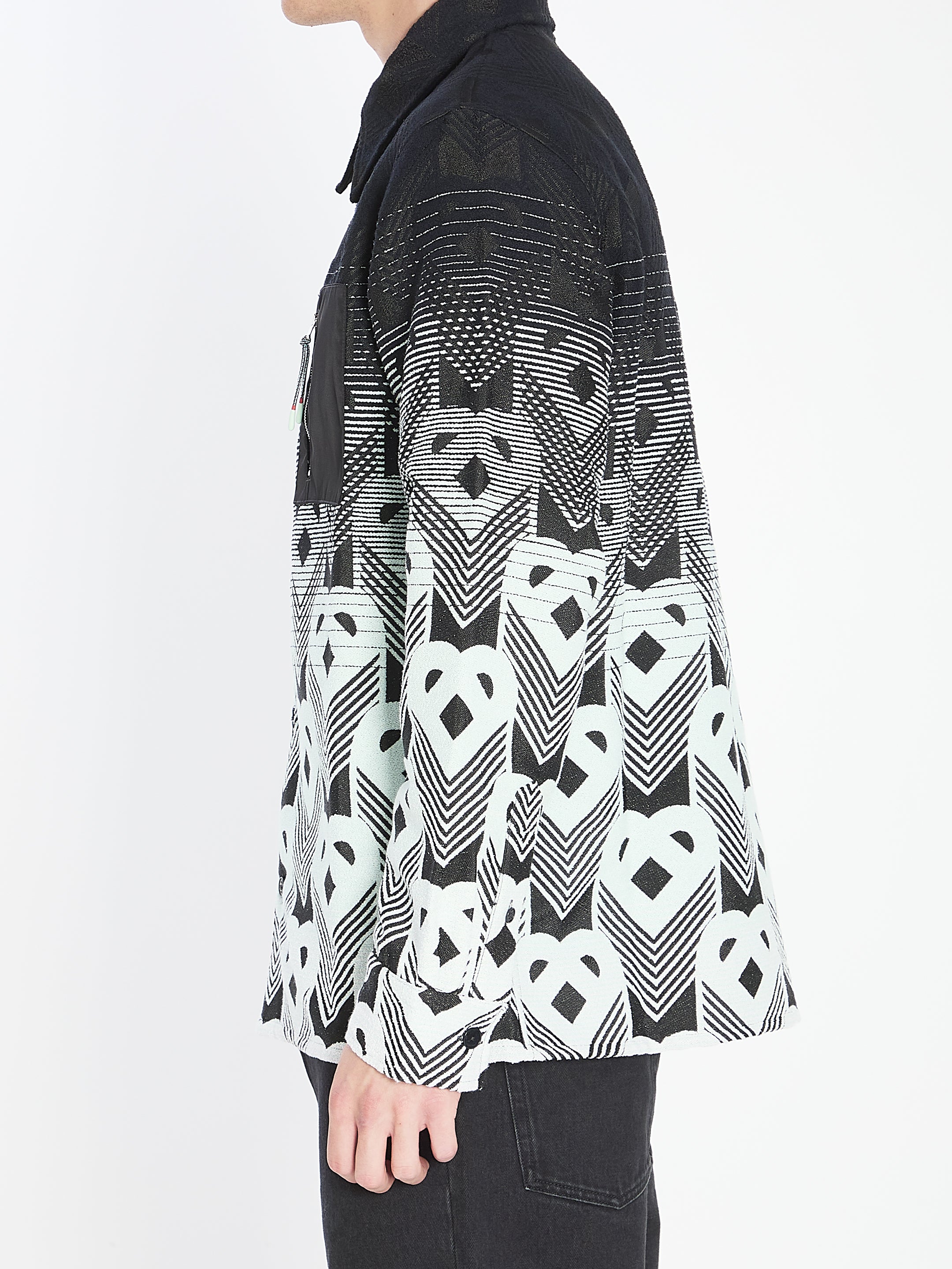 CASABLANCA Cotton-Blend Overshirt - Relaxed Fit - Size L