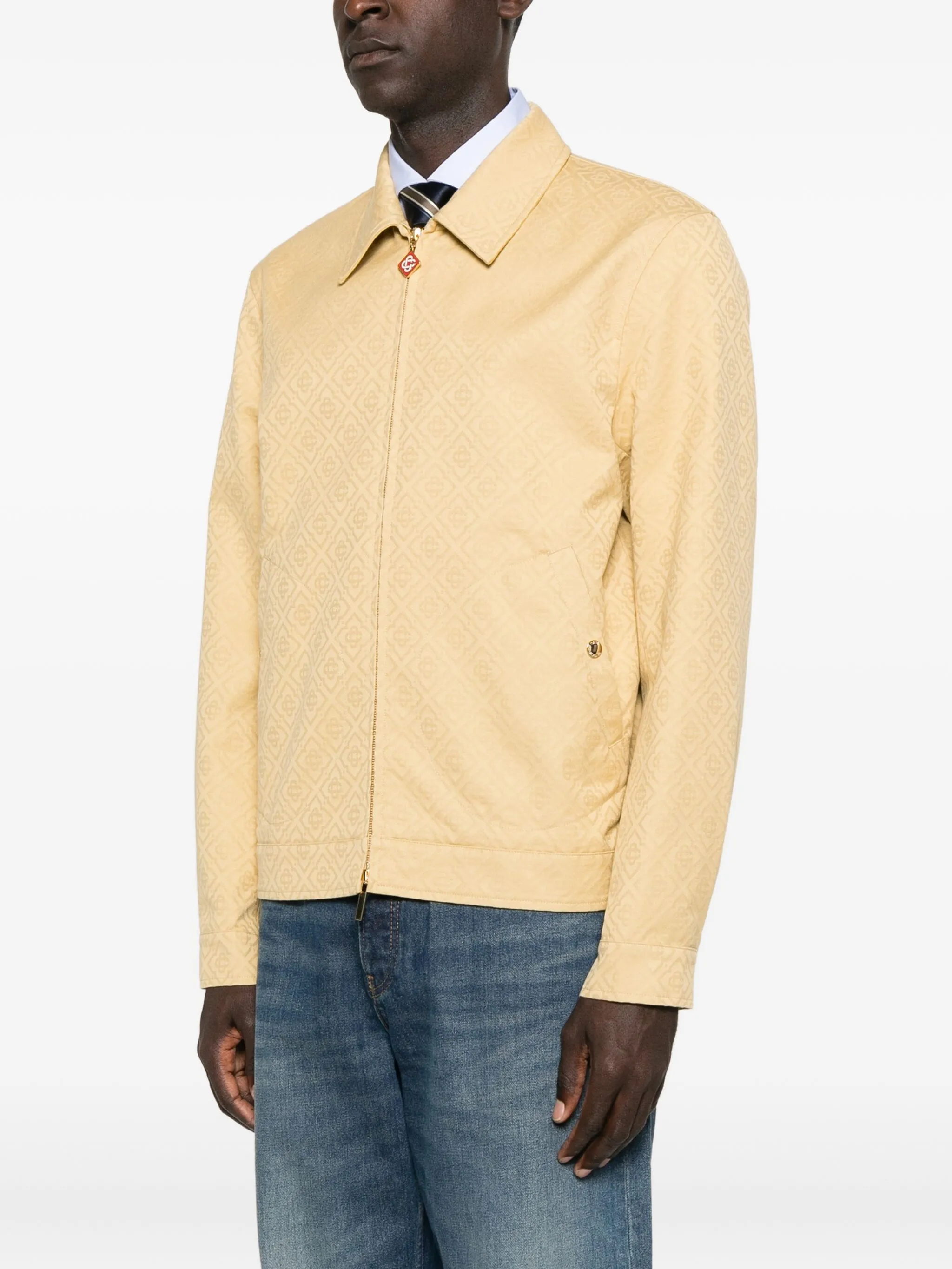 CASABLANCA Men's Monogram Jacquard Blouson - FW25 Collection