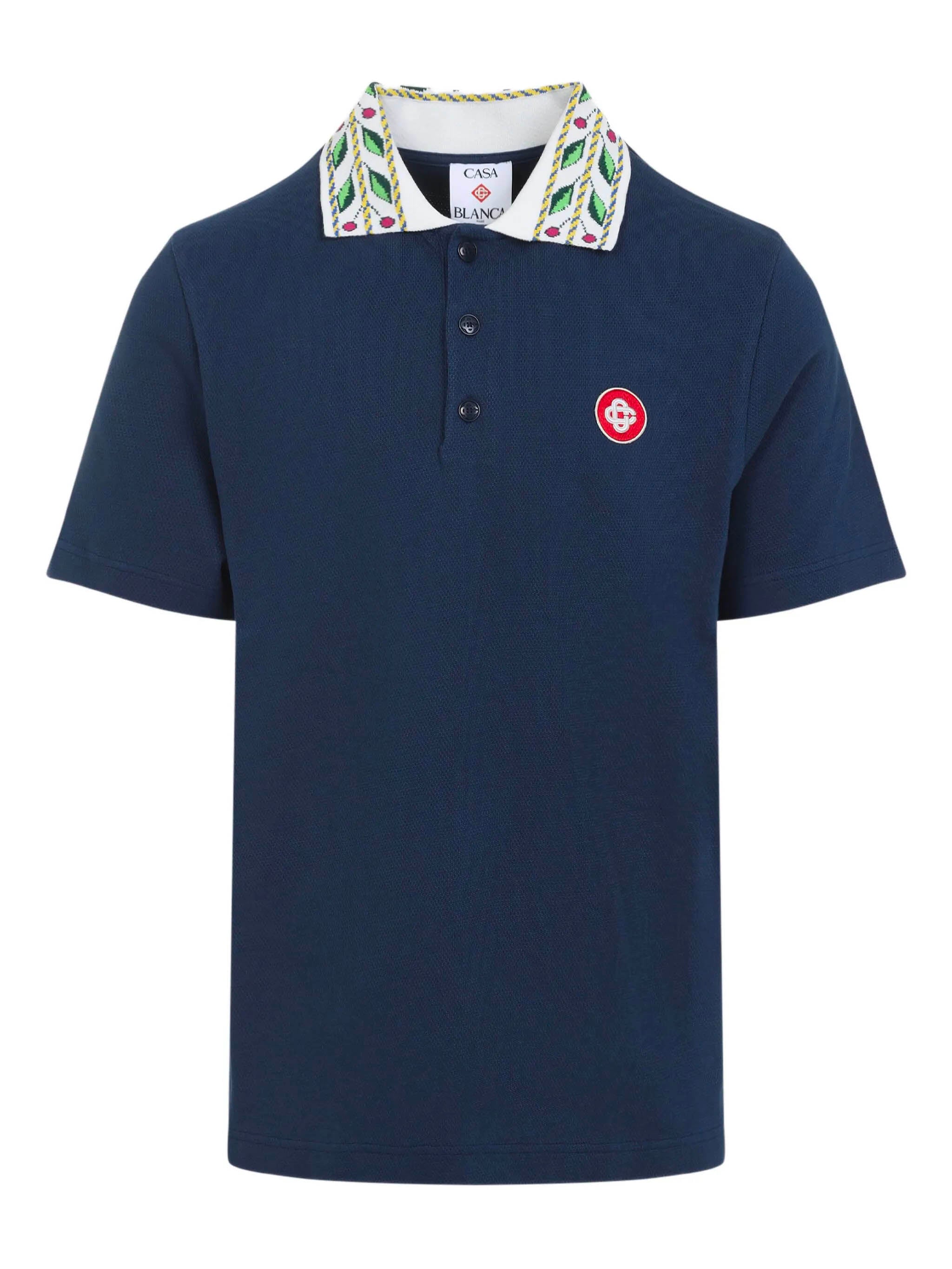 CASABLANCA Classic Laurel Polo Shirt for Men