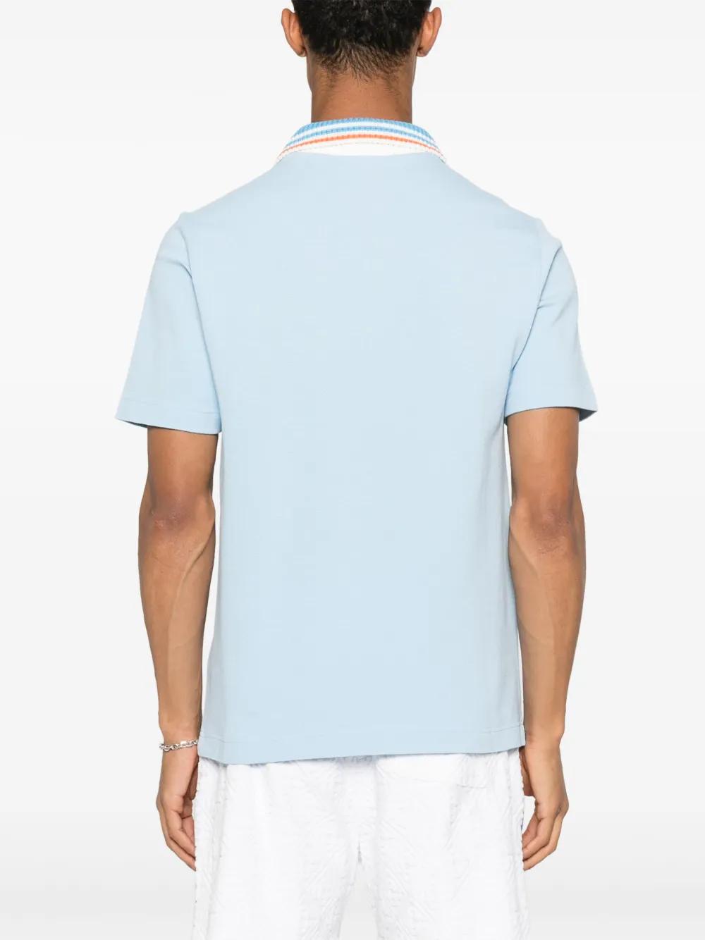 CASABLANCA Organic Cotton Polo Shirt for Men