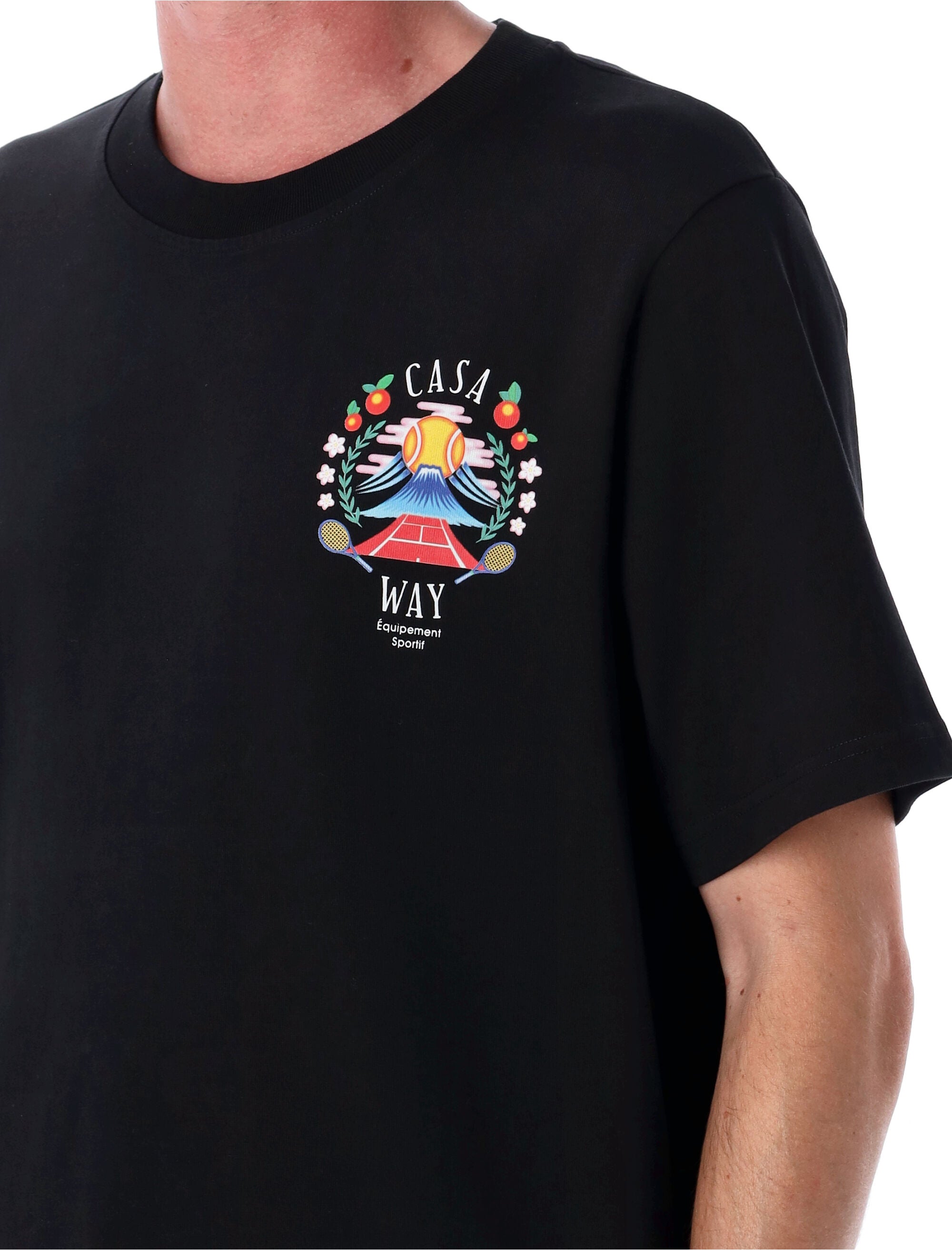 CASABLANCA Mountain Print T-Shirt - Regular Fit