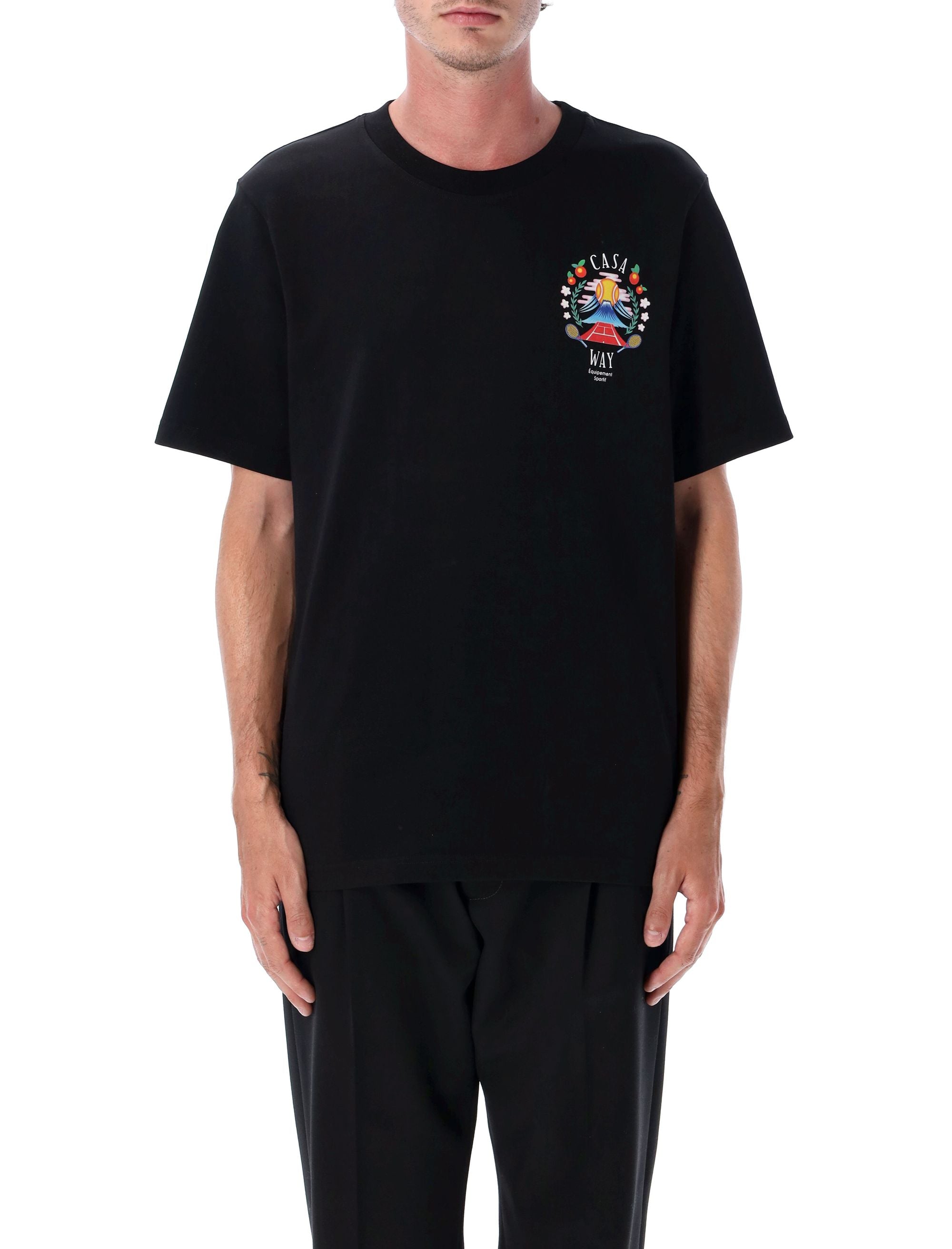 CASABLANCA Mountain Print T-Shirt - Regular Fit