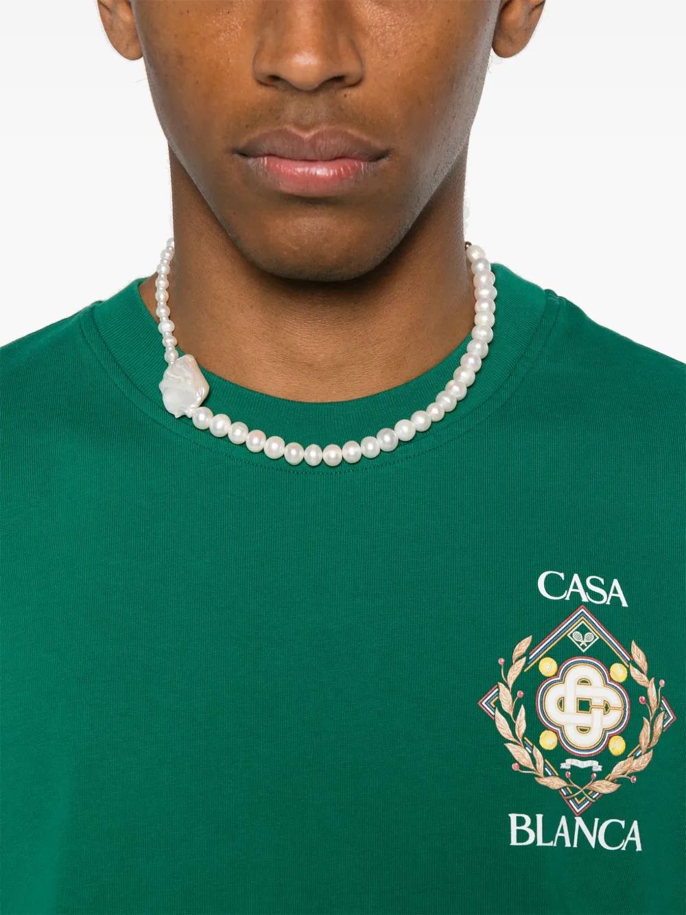 CASABLANCA Championship Diamond Tee - Men's FW25 Collection