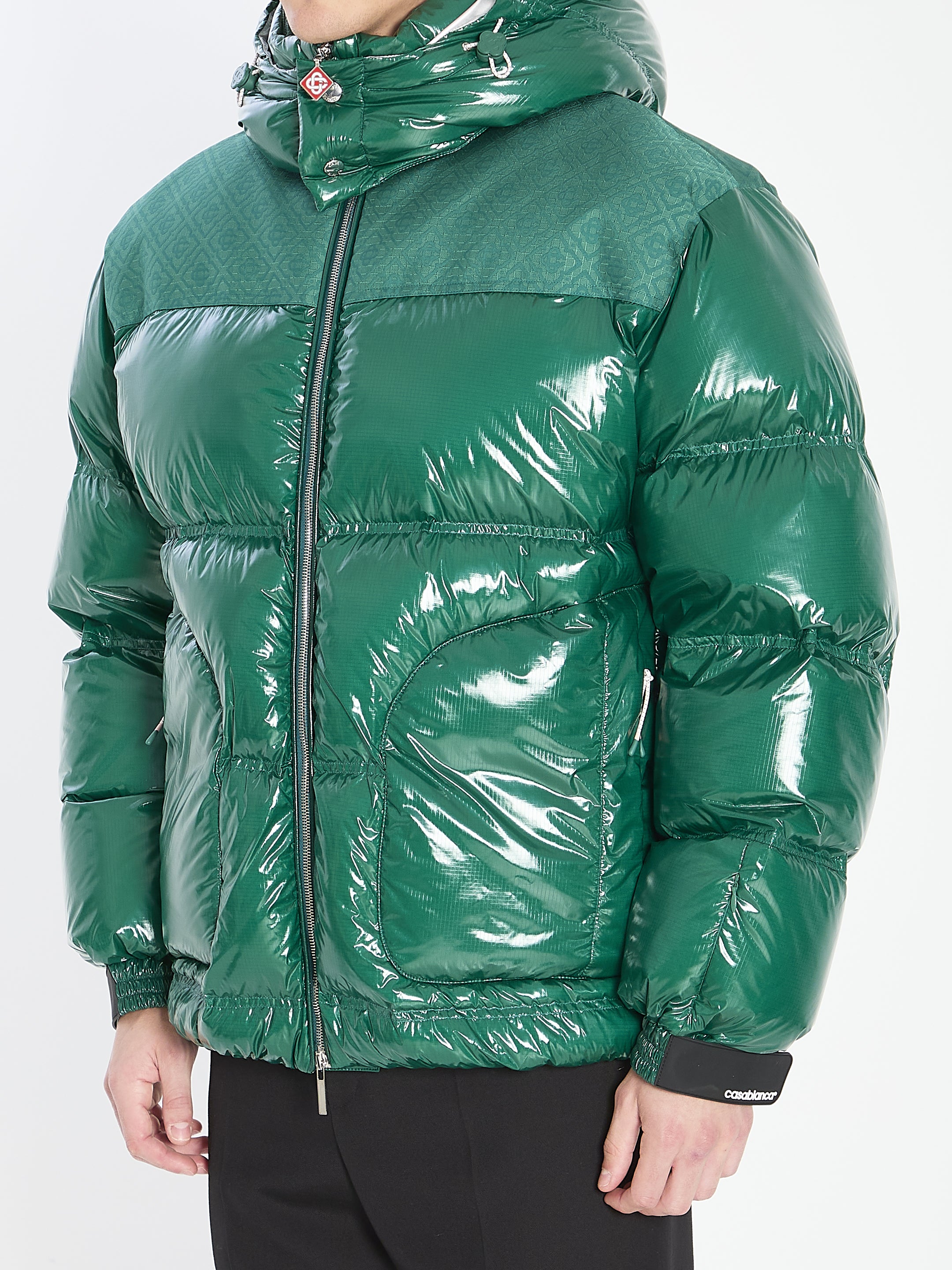 CASABLANCA Men's Nylon Down Jacket - Size L