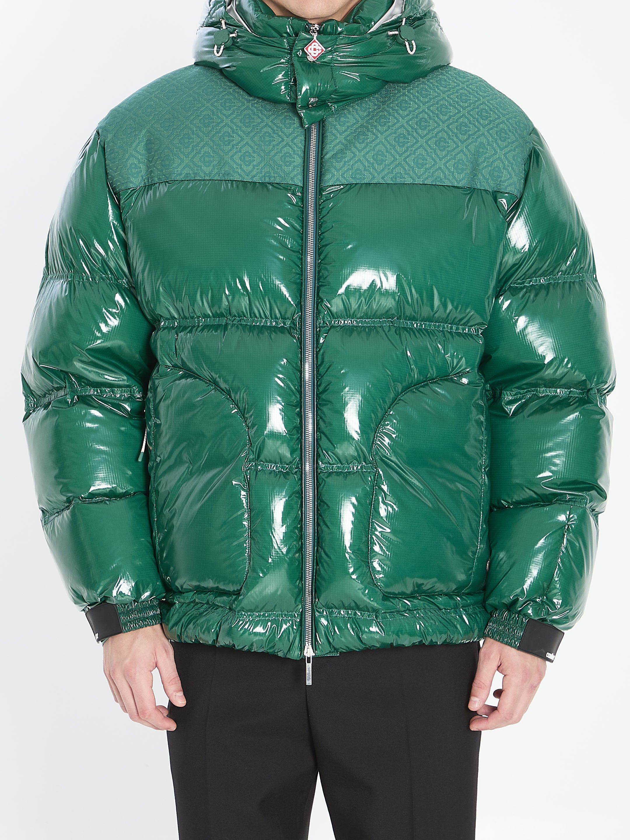 CASABLANCA Men's Nylon Down Jacket - Size L