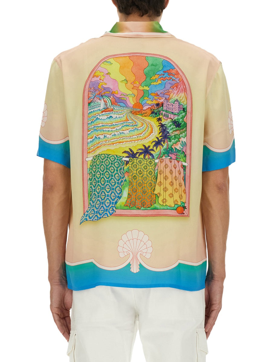 CASABLANCA Silk Shirt for Men - FW25 Collection