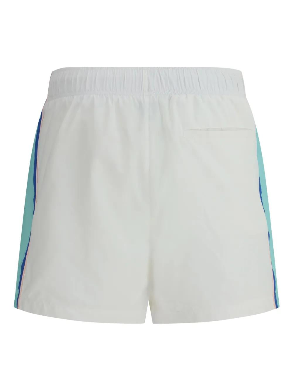CASABLANCA Sporty Graphic-Panel Windbreaker Shorts for Men
