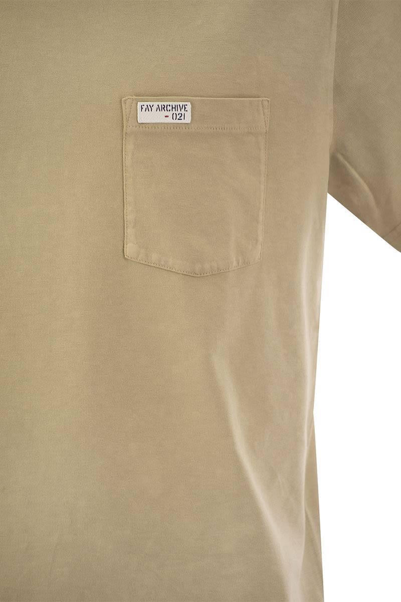 FAY Vintage-Inspired Regular Fit Mini T-Shirt