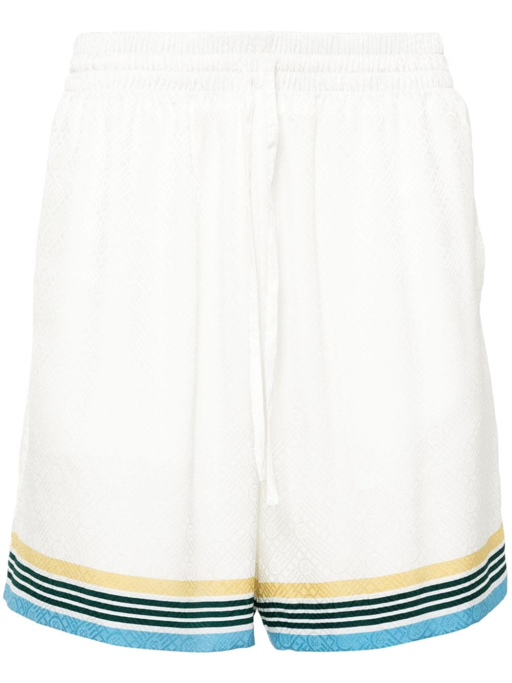 CASABLANCA Luxurious Silk Drawstring Shorts for Men - SS24