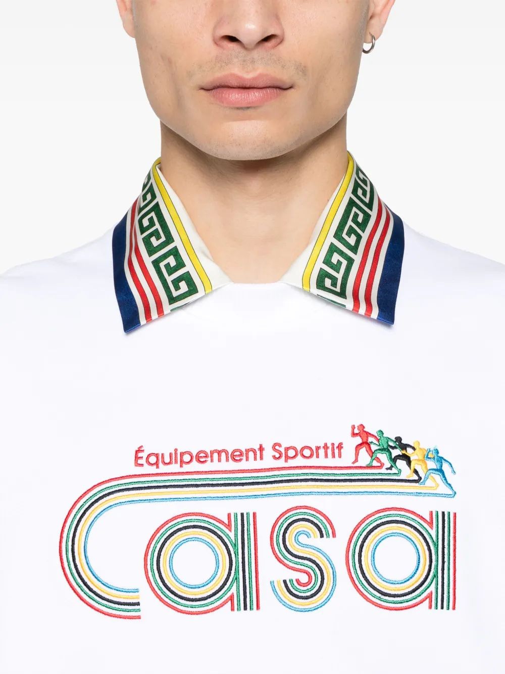 CASABLANCA Embroidered Sports Sweatshirt for Men