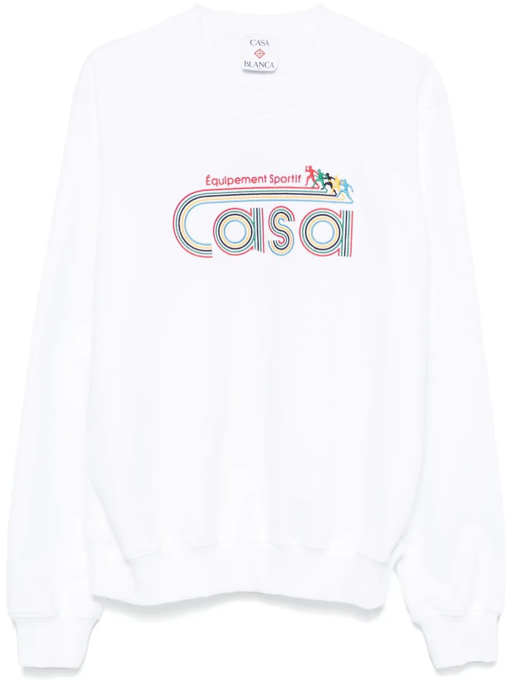 CASABLANCA Embroidered Sports Sweatshirt for Men