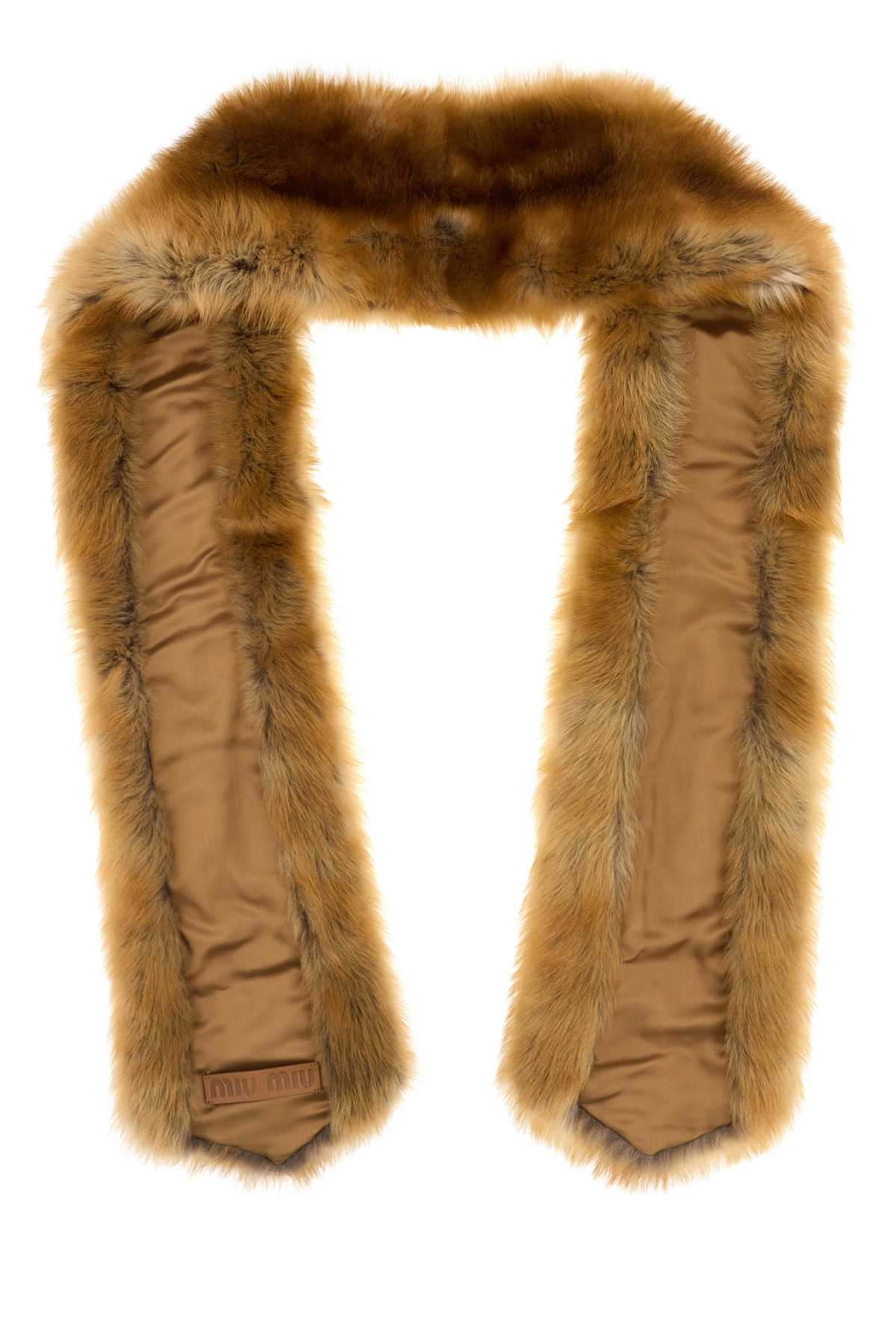 MIU MIU Luxury Fur Scarf for Femme