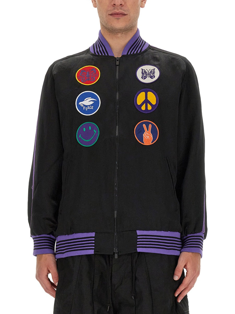 NEEDLES Comfort Fit Satin Jacket