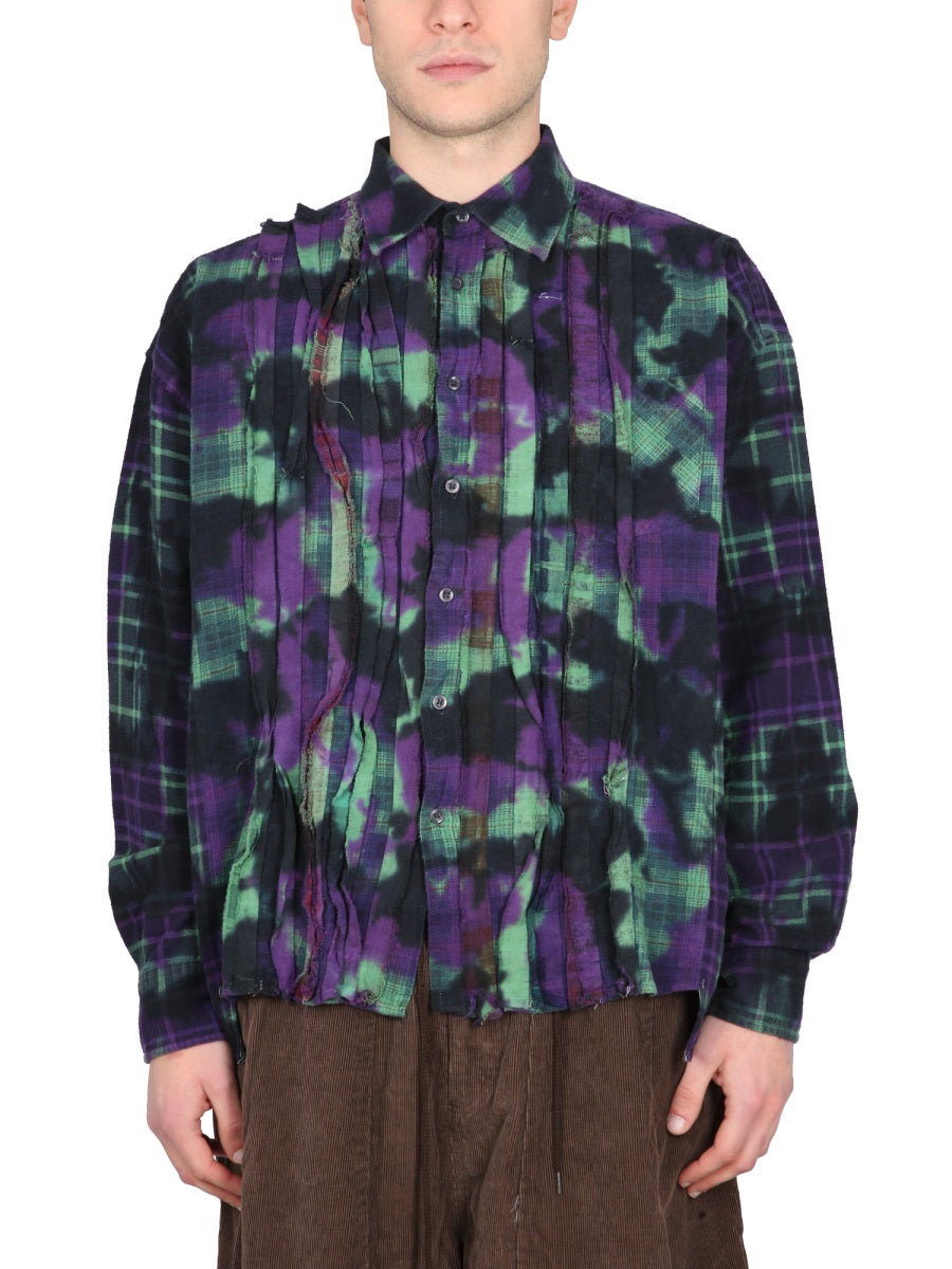 NEEDLES Uneven Dye Mini Shirt for Men