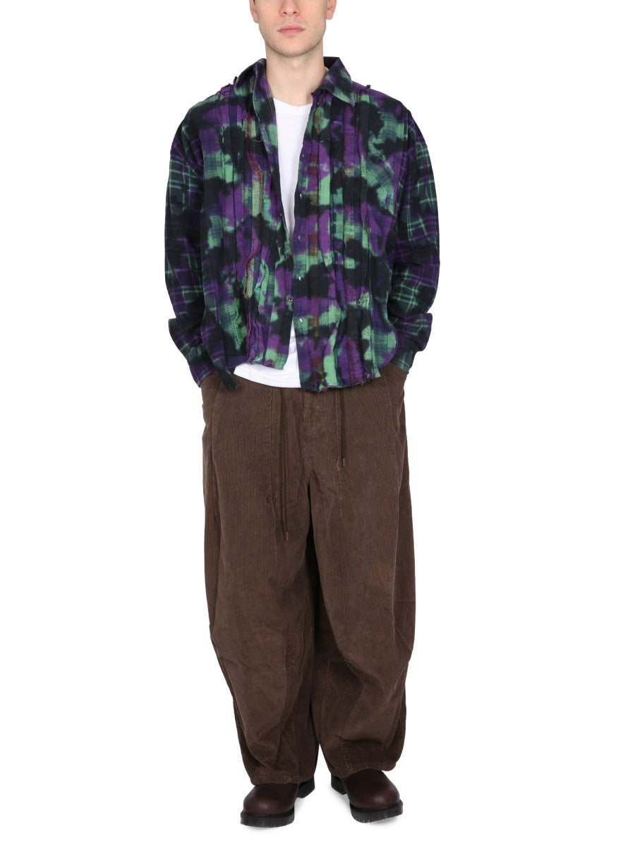 NEEDLES Uneven Dye Mini Shirt for Men