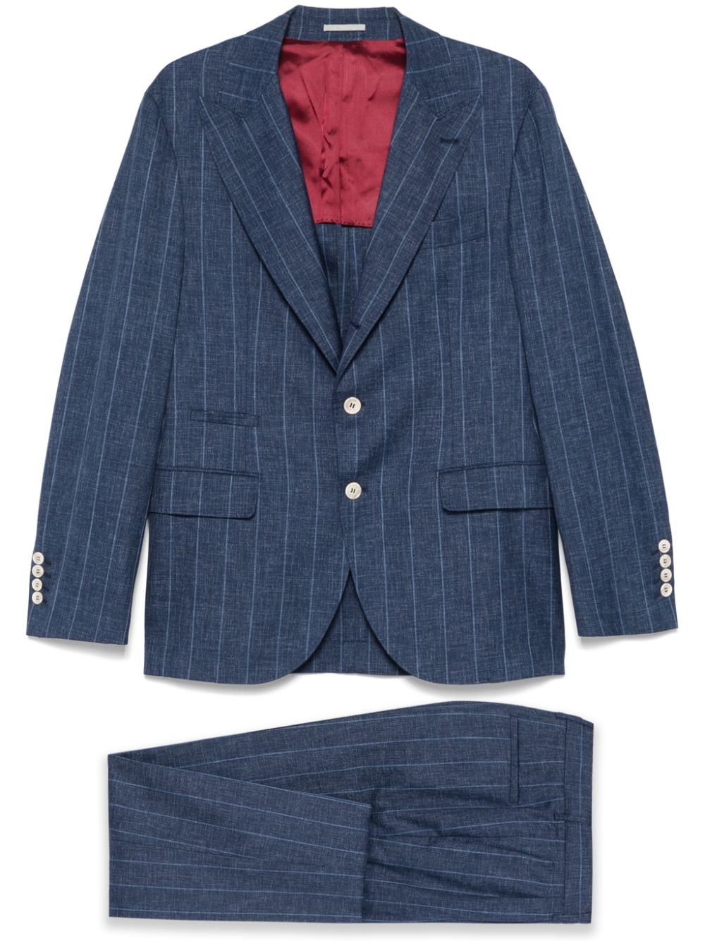 BRUNELLO CUCINELLI Wool Single-Breasted Suit for Men - SS25 Collection