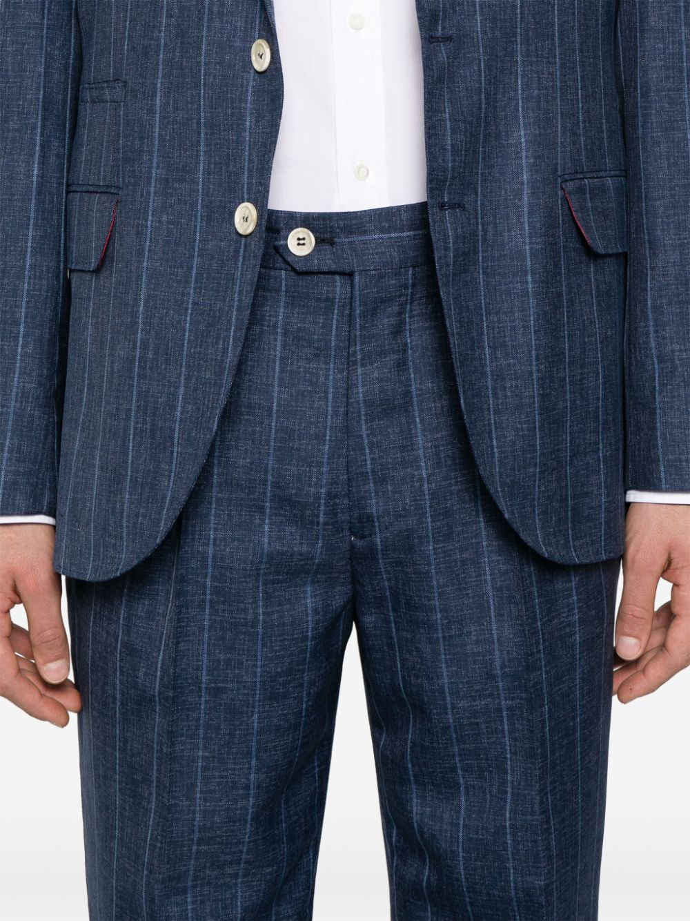 BRUNELLO CUCINELLI Wool Single-Breasted Suit for Men - SS25 Collection