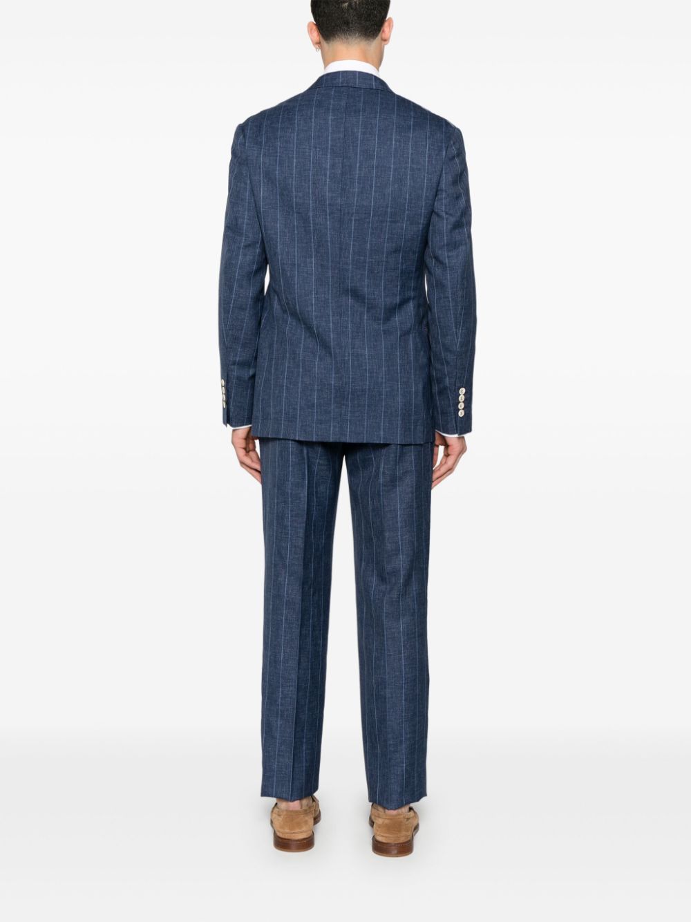 BRUNELLO CUCINELLI Wool Single-Breasted Suit for Men - SS25 Collection