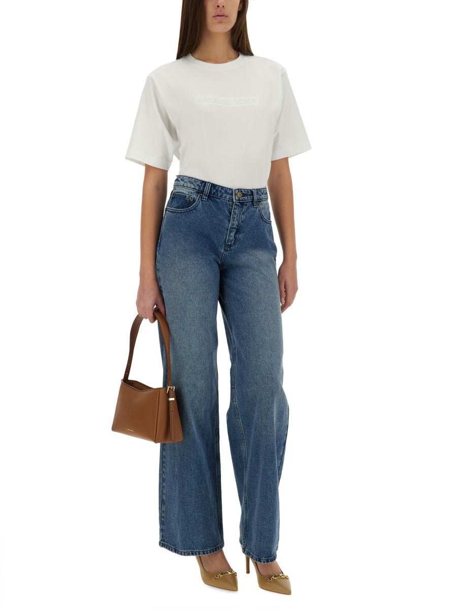 MICHAEL MICHAEL KORS Cotton T-Shirt - Women's Small