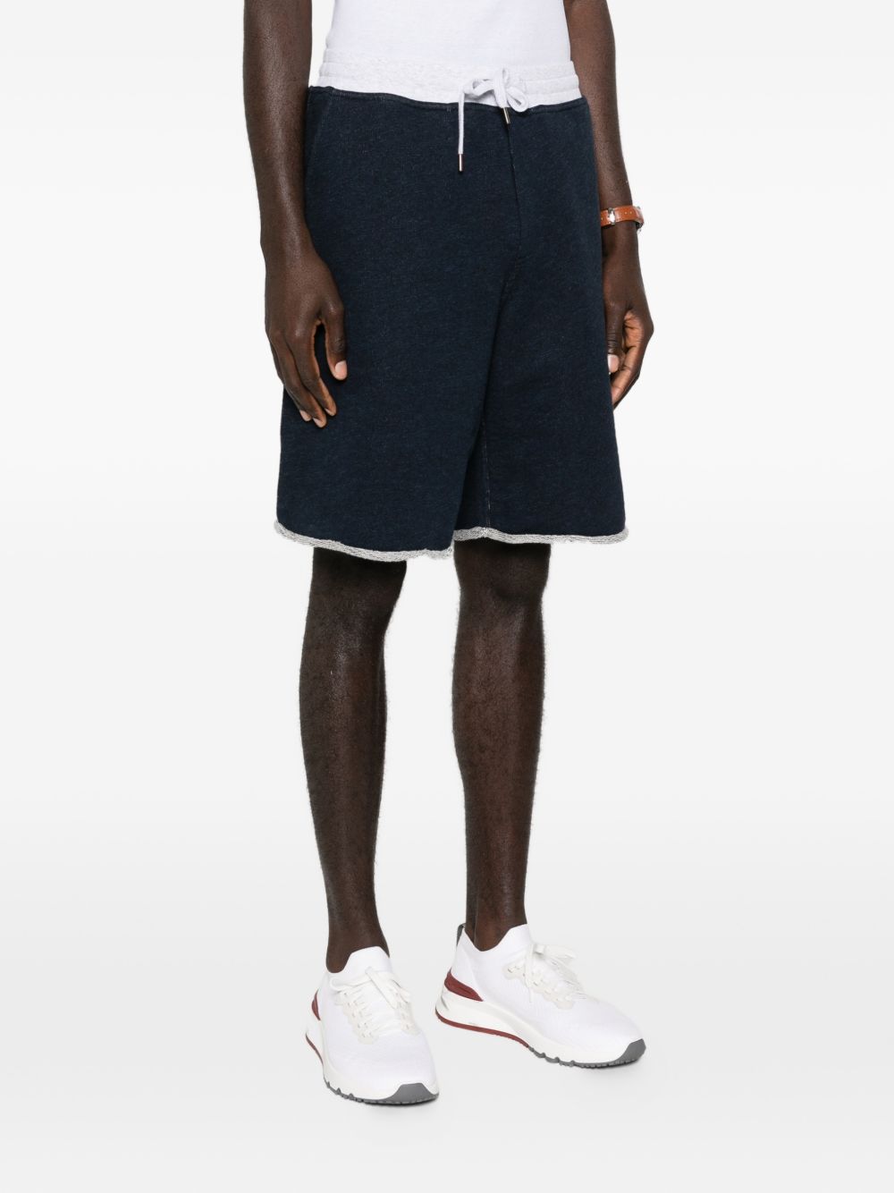 BRUNELLO CUCINELLI Men's Cotton Mini Shorts