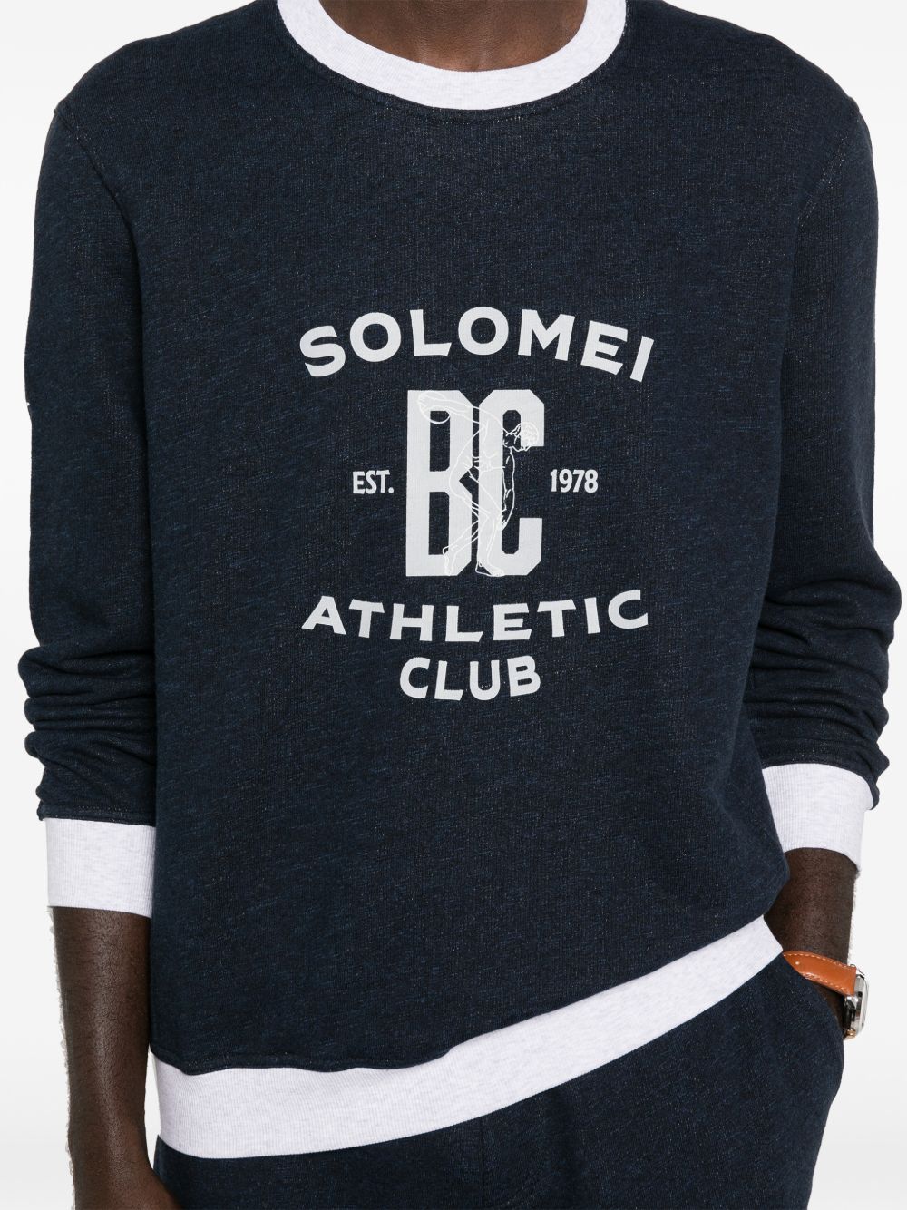 BRUNELLO CUCINELLI Logo Cotton Sweatshirt for Men