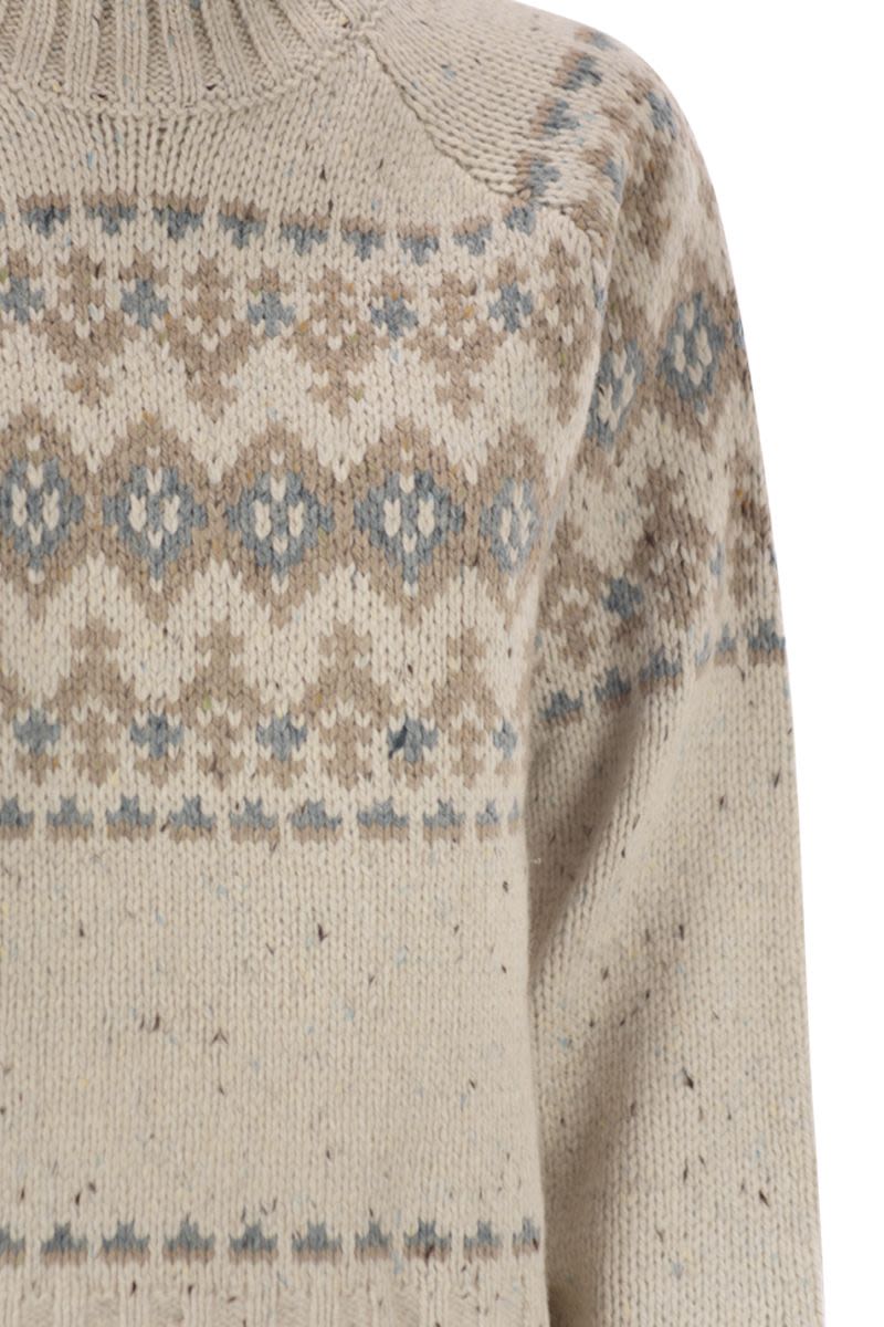 MC2 SAINT BARTH Myra Donegal High Neck Jumper - Chunky Fit