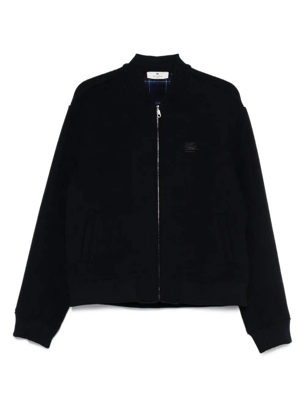 ETRO Embroidered Zip-Up Bomber Jacket - FW25