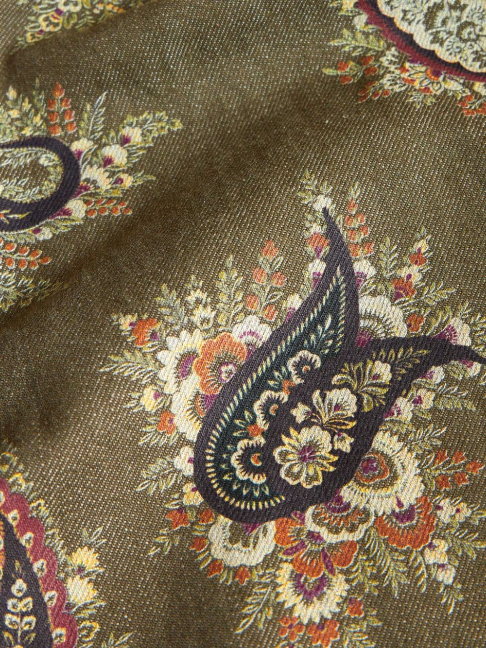 ETRO Oversized Paisley Print Shirt (Size L)