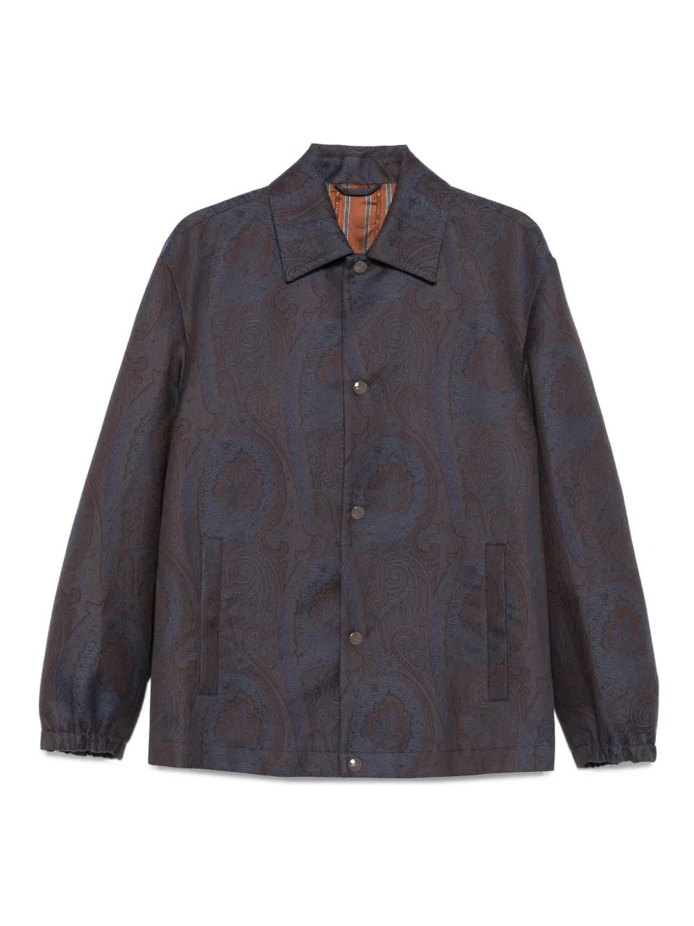 ETRO Men's Bomber Jacket with Shirt Collar - FW25