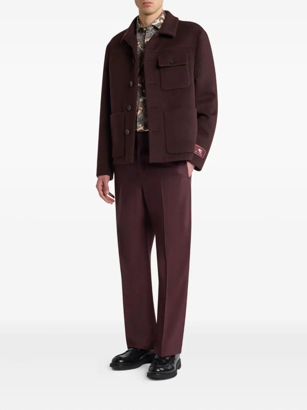 ETRO Double Overshirt with Patch Pocket