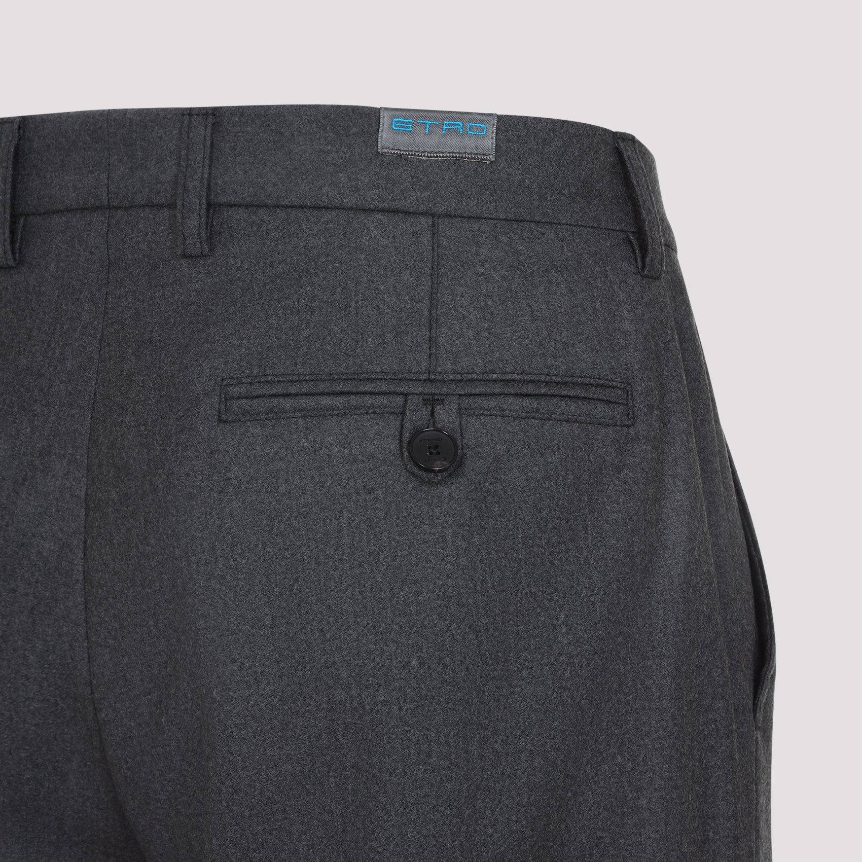 ETRO Tailored Wool Trousers for Men