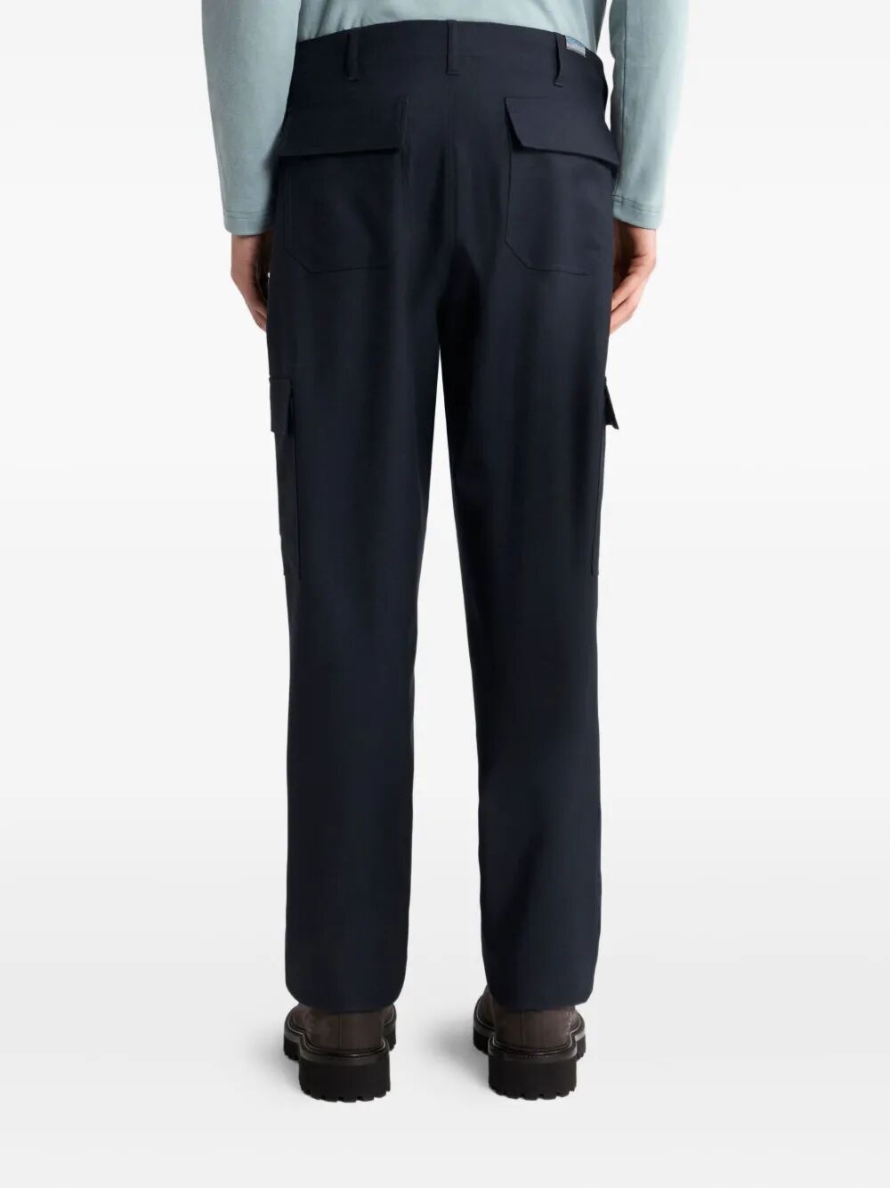 ETRO Regular Fit Wool Cargo Pocket Trousers