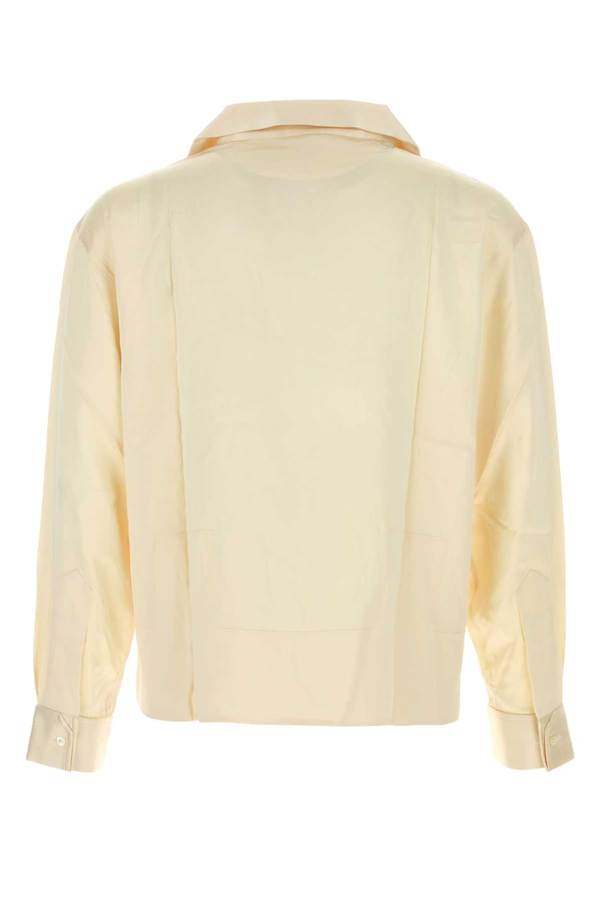 BODE Satin Maze Long Sleeve Blouse for Men