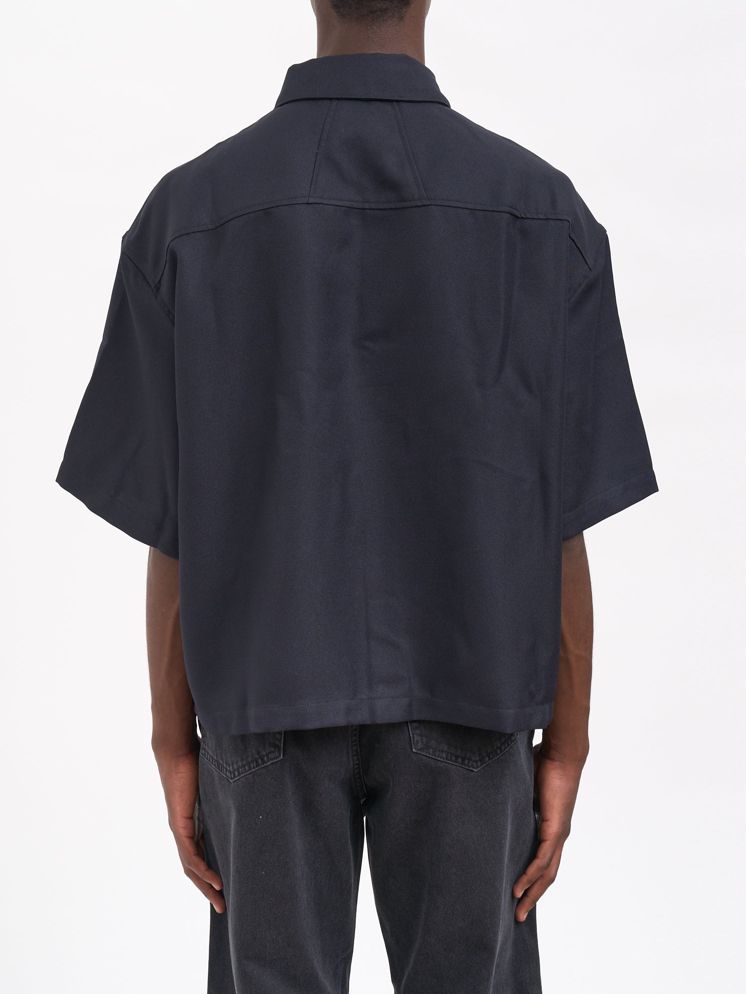 RHUDE Center Logo Short Sleeve Shirt - Size M