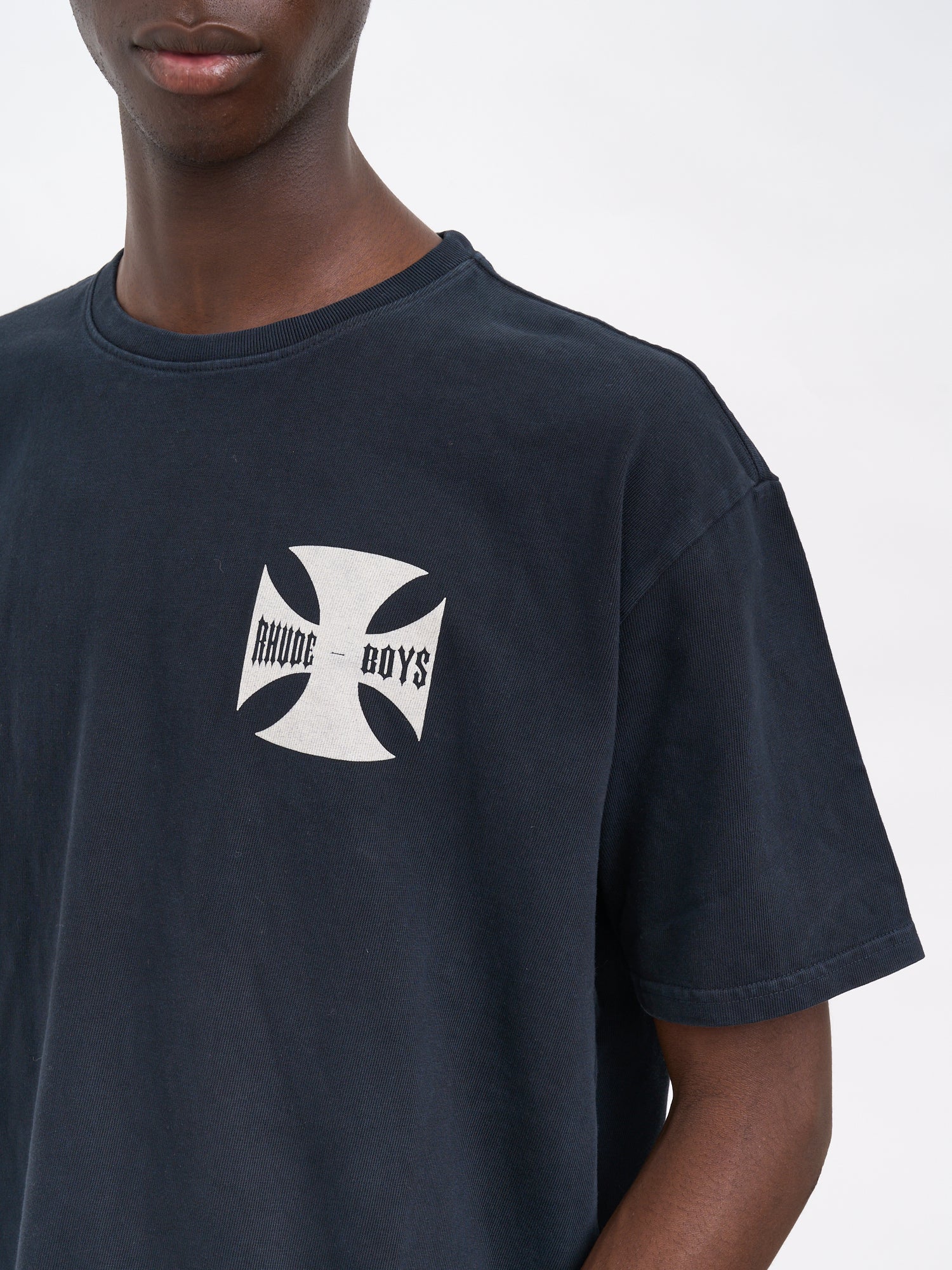 RHUDE Classic Crewneck Graphic T-Shirt - Size M